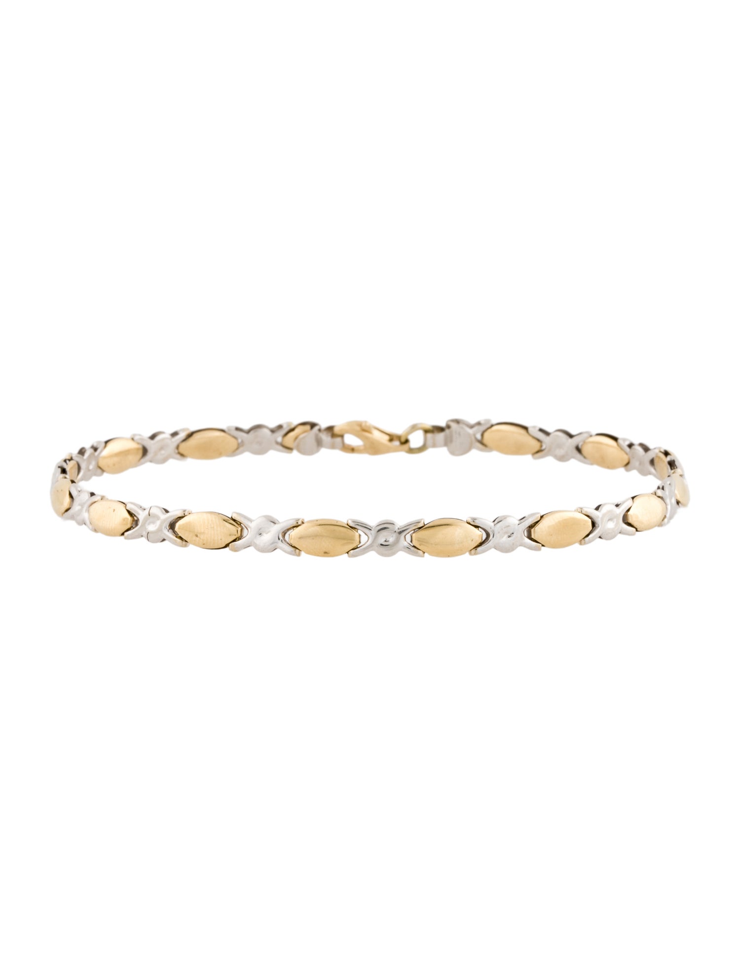 Bracelet 14K Two-tone Link
