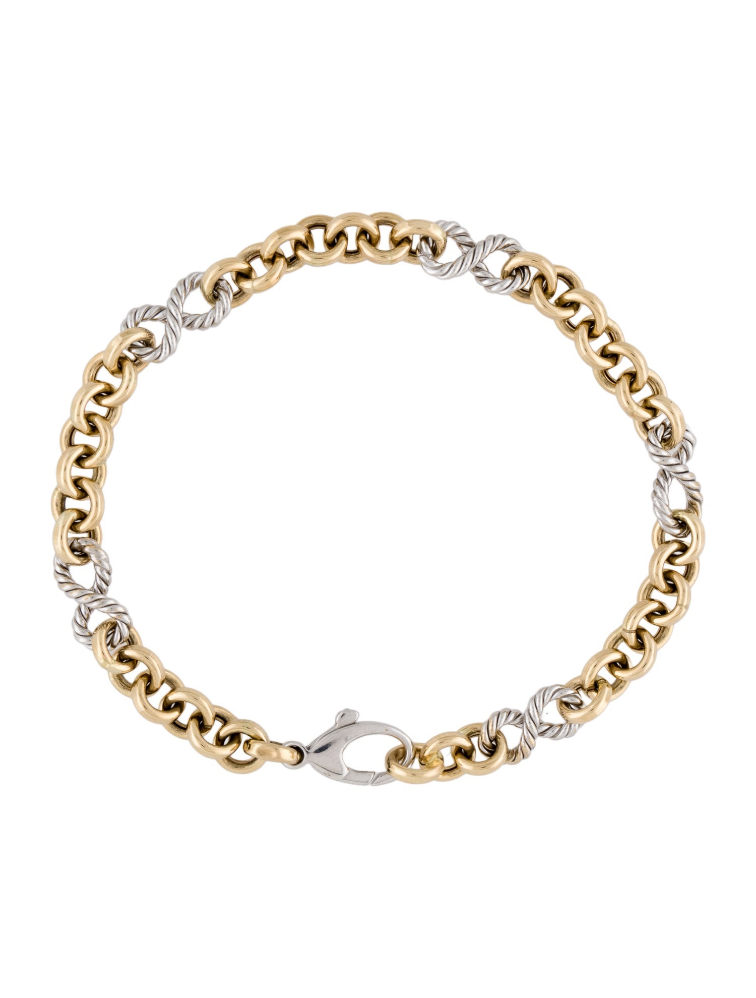 Bracelet 14K Two-Tone Link