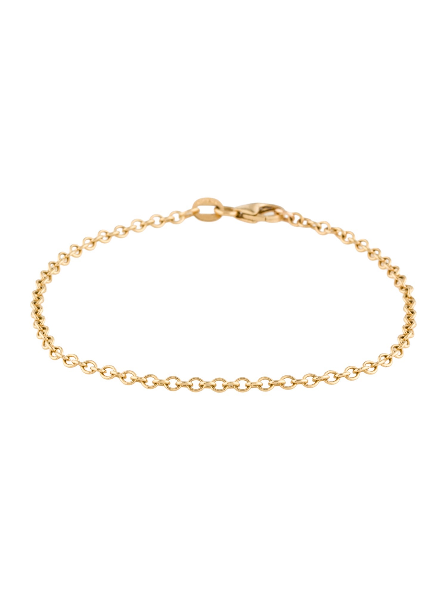 Bracelet 18K Cable Link Chain