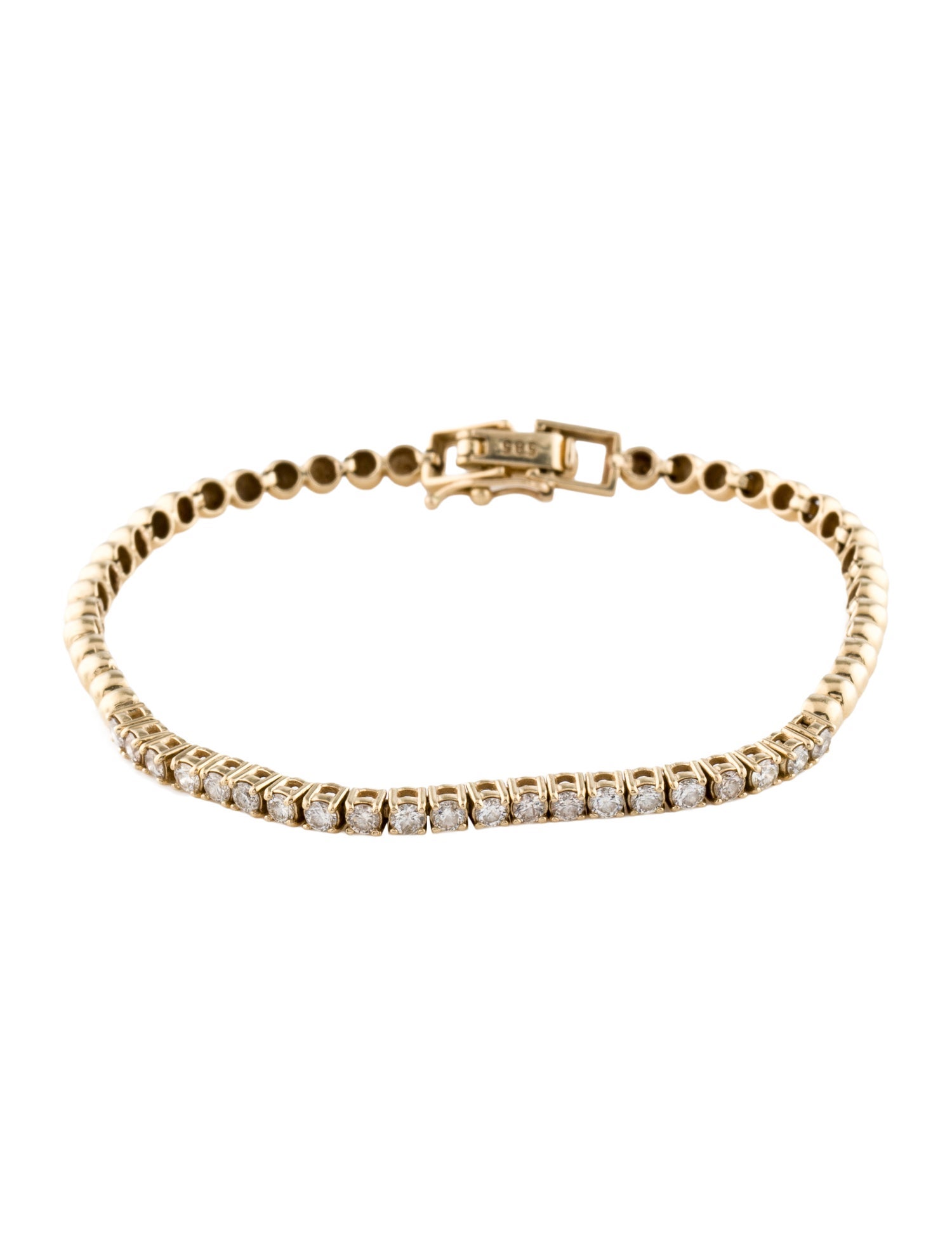 Bracelet 14K 1.00ctw Diamond Link
