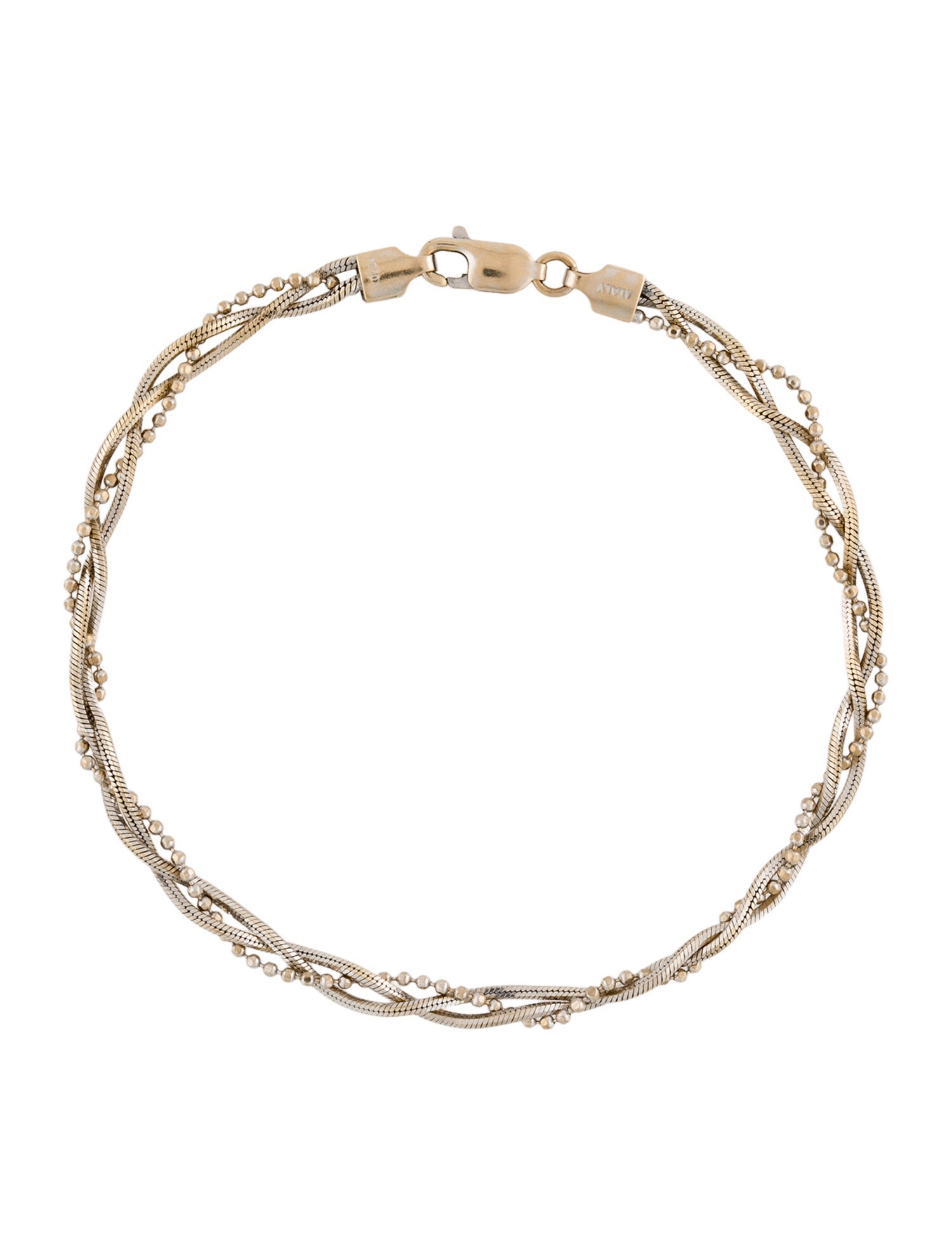 Bracelet 18K Braided Chain