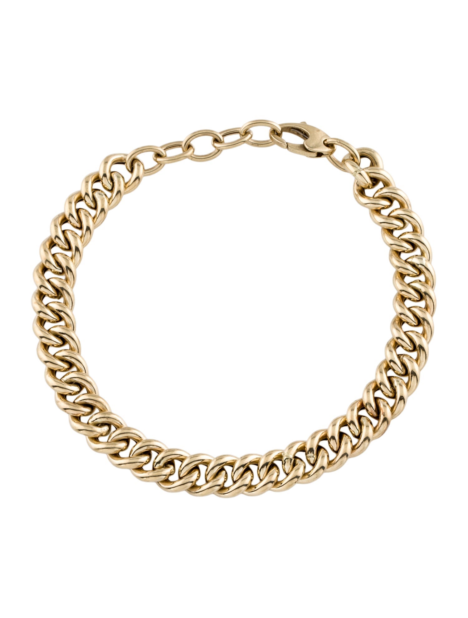 Bracelet 14K Curb Chain Link Bracelet