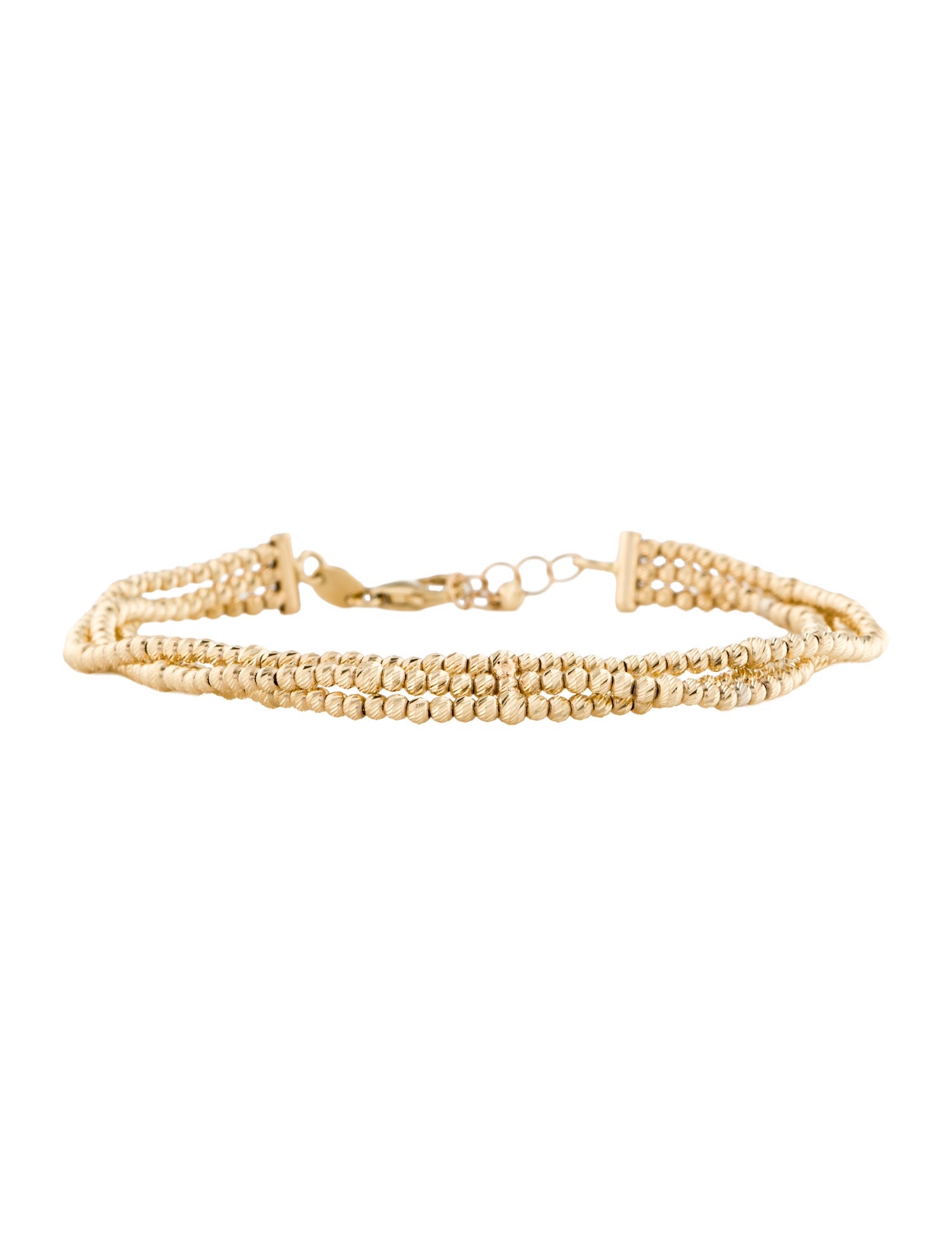 Bracelet 14K Multistrand Beaded Bracelet