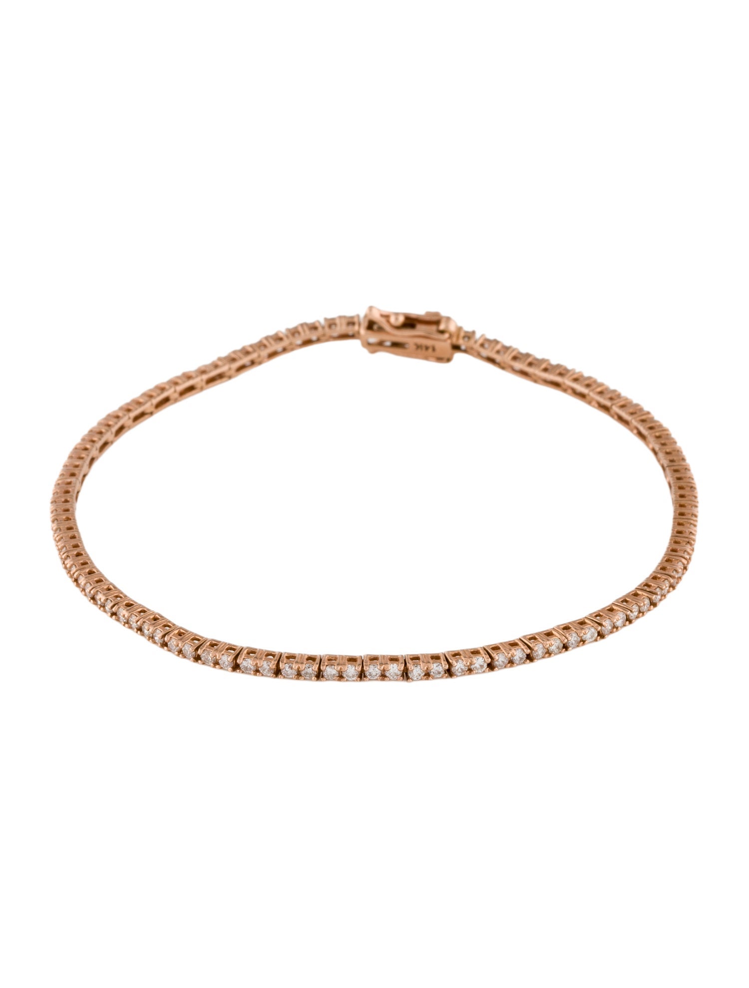 Bracelet 14K 1.05ctw Diamond Line