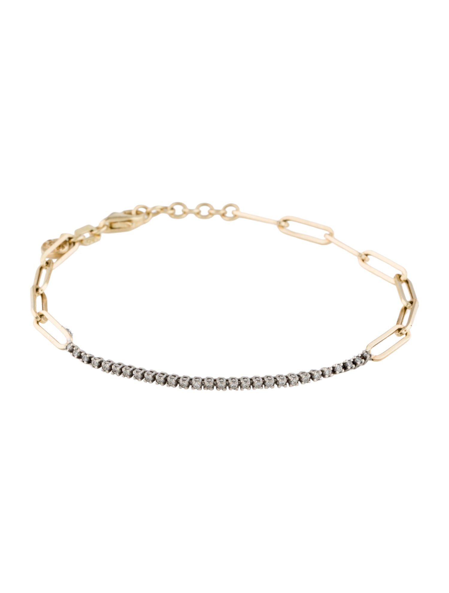 Bracelet 14K Diamond Link