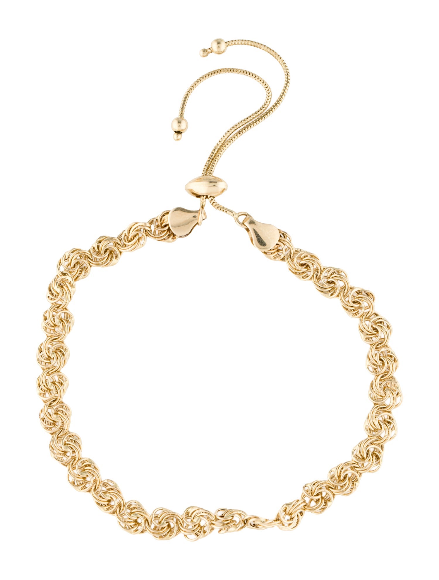 Bracelet 14K Bolo Link