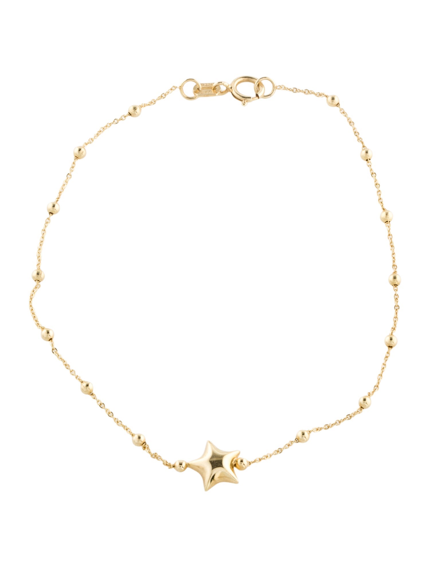 Bracelet 14K Star Station