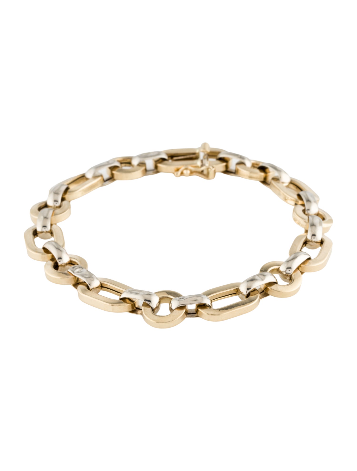 Bracelet 14K Two-Tone Link