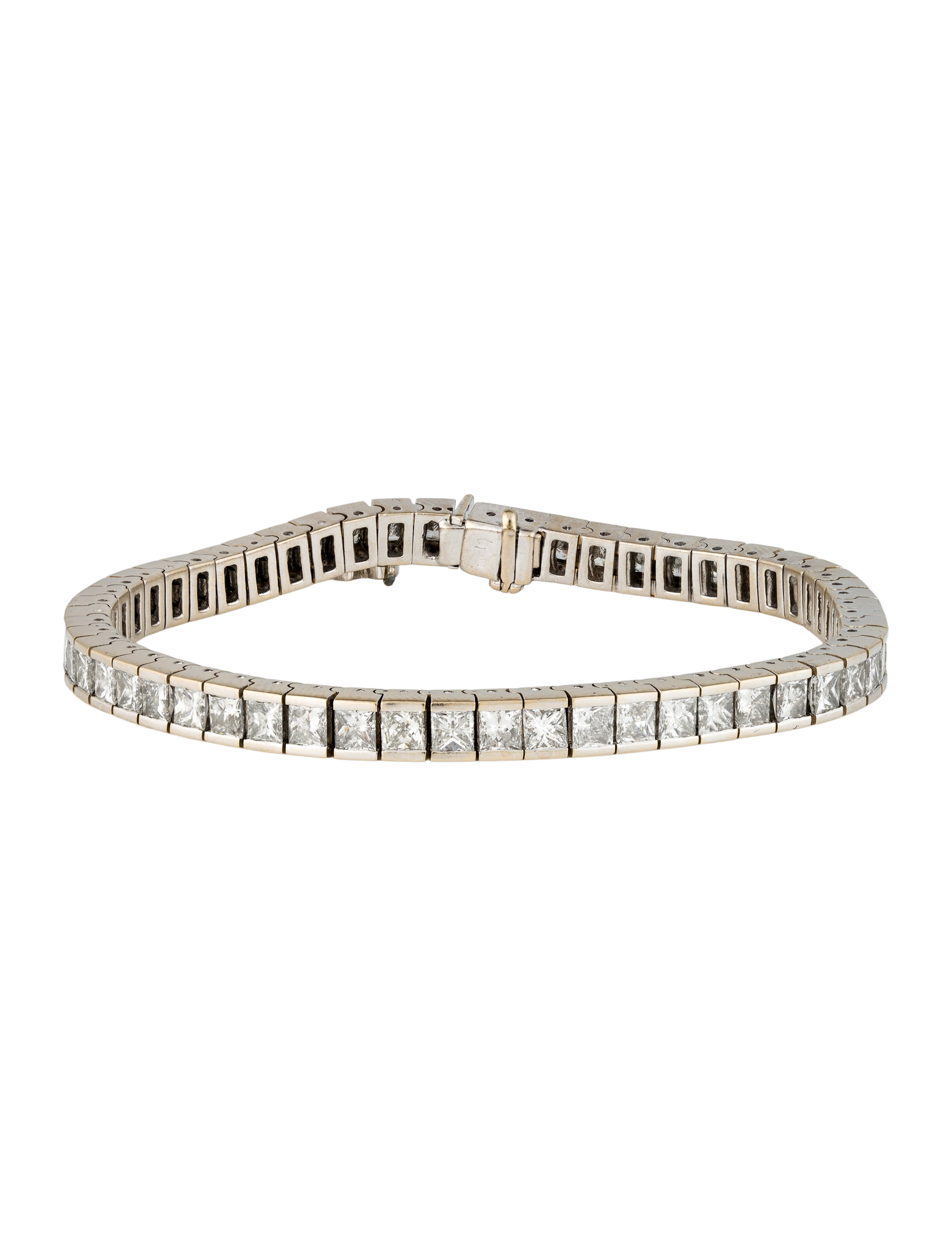 Bracelet 18K 11.28ctw Diamond Tennis Link