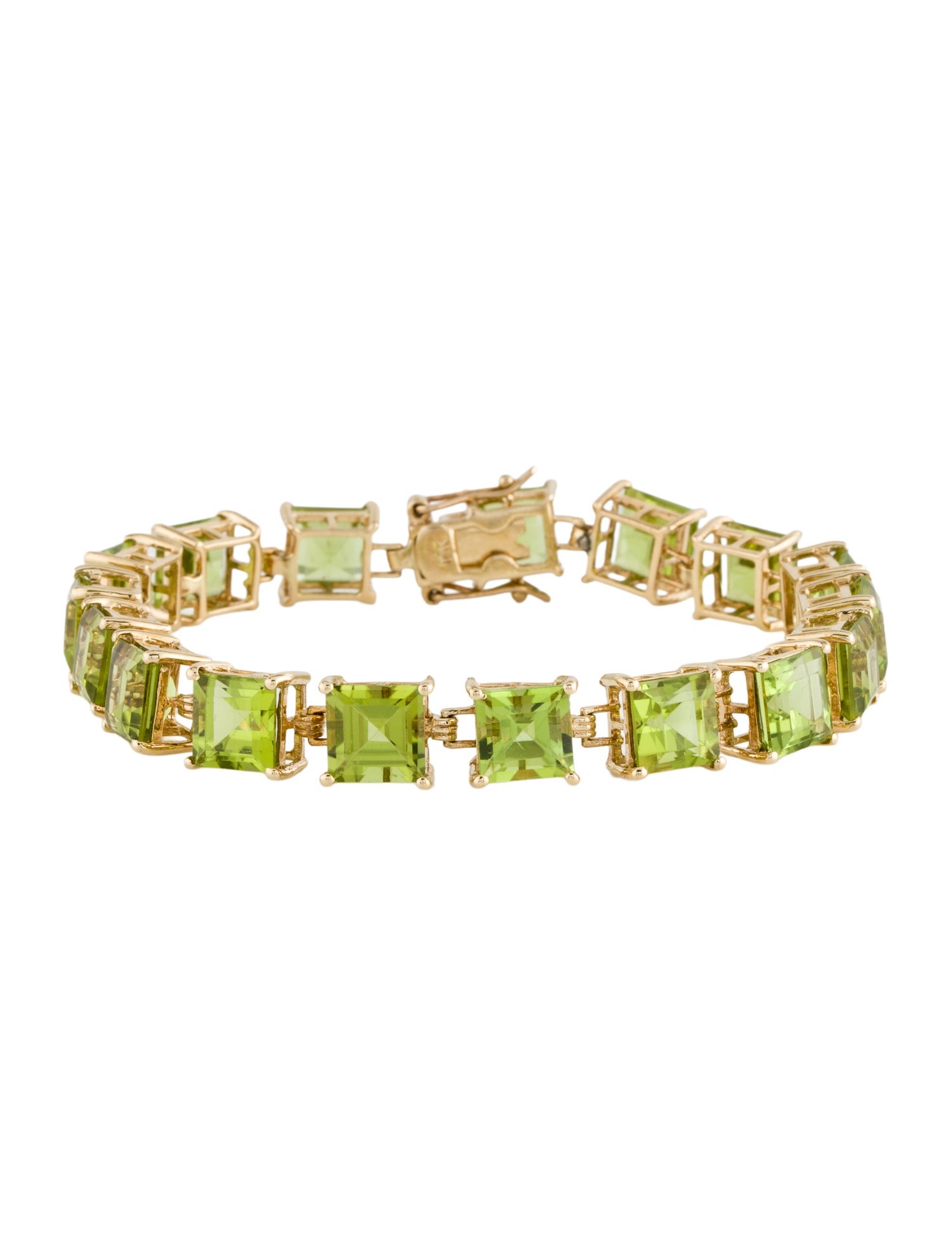Bracelet 14K 31.45ctw Peridot Link