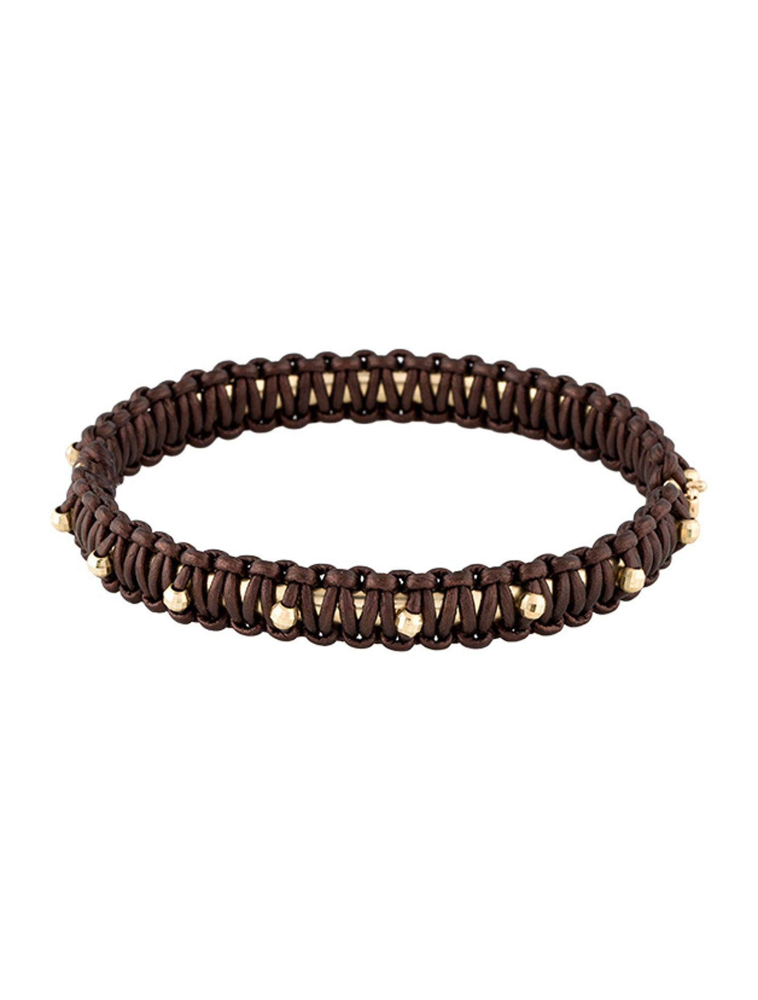 Bracelet 14K Leather Bangle