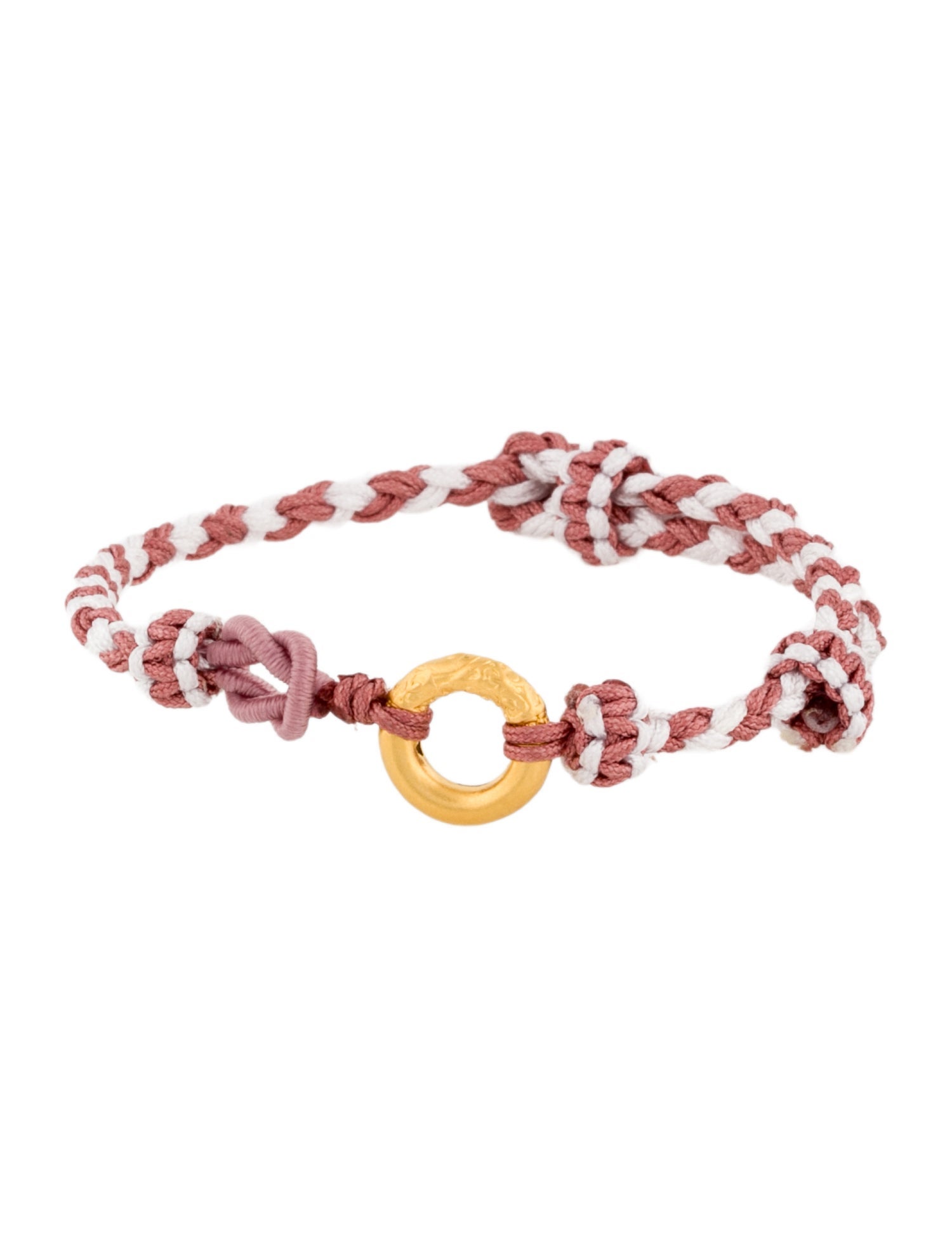 Bracelet 24K Charm Adjustable Cord