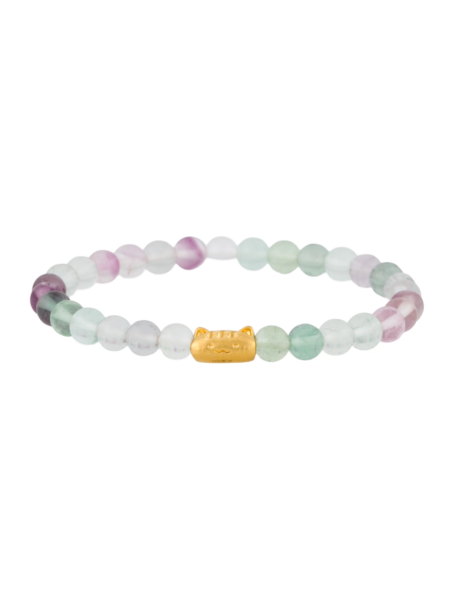 Bracelet 24K Fluorite Bead
