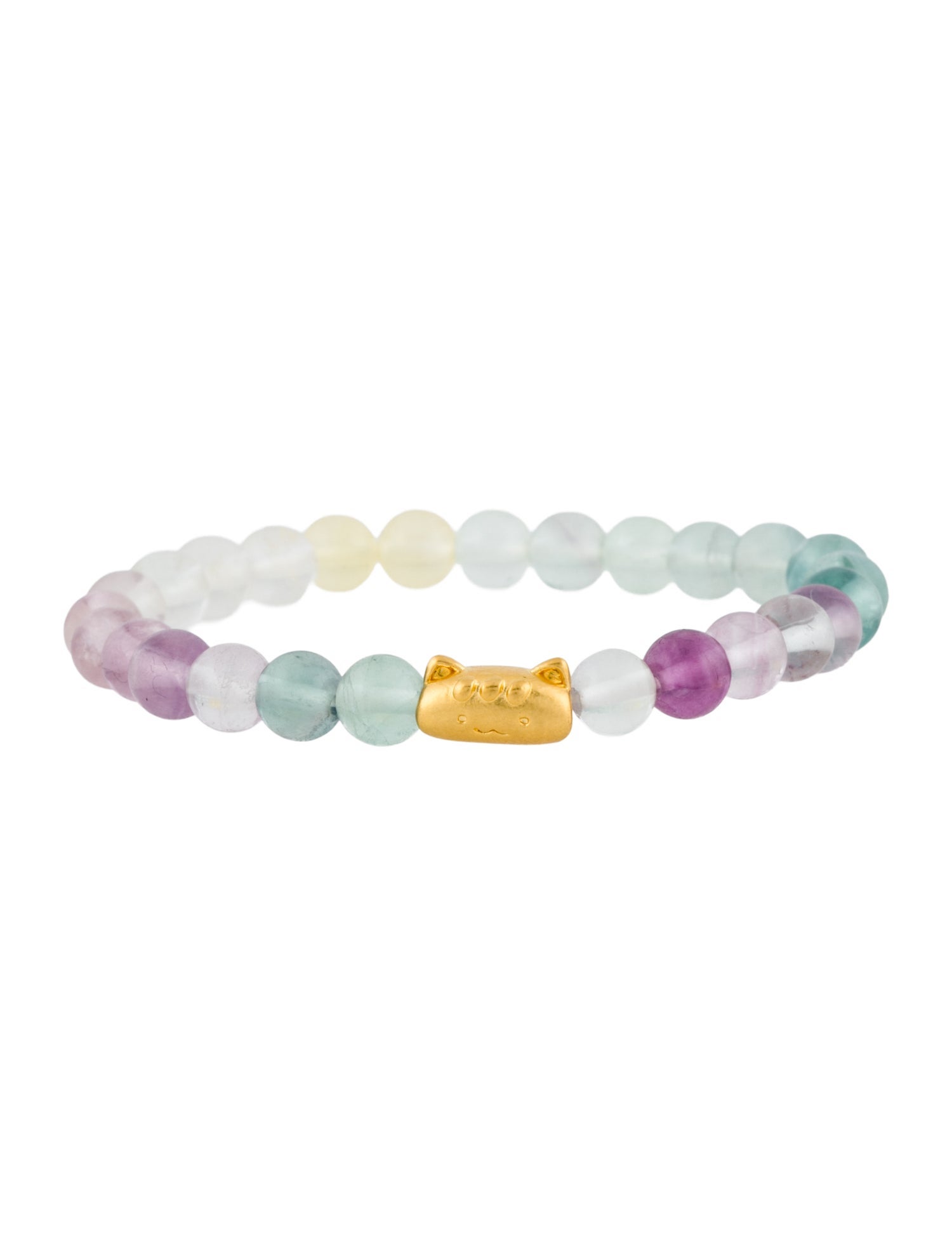 Bracelet 24K Cat Bead