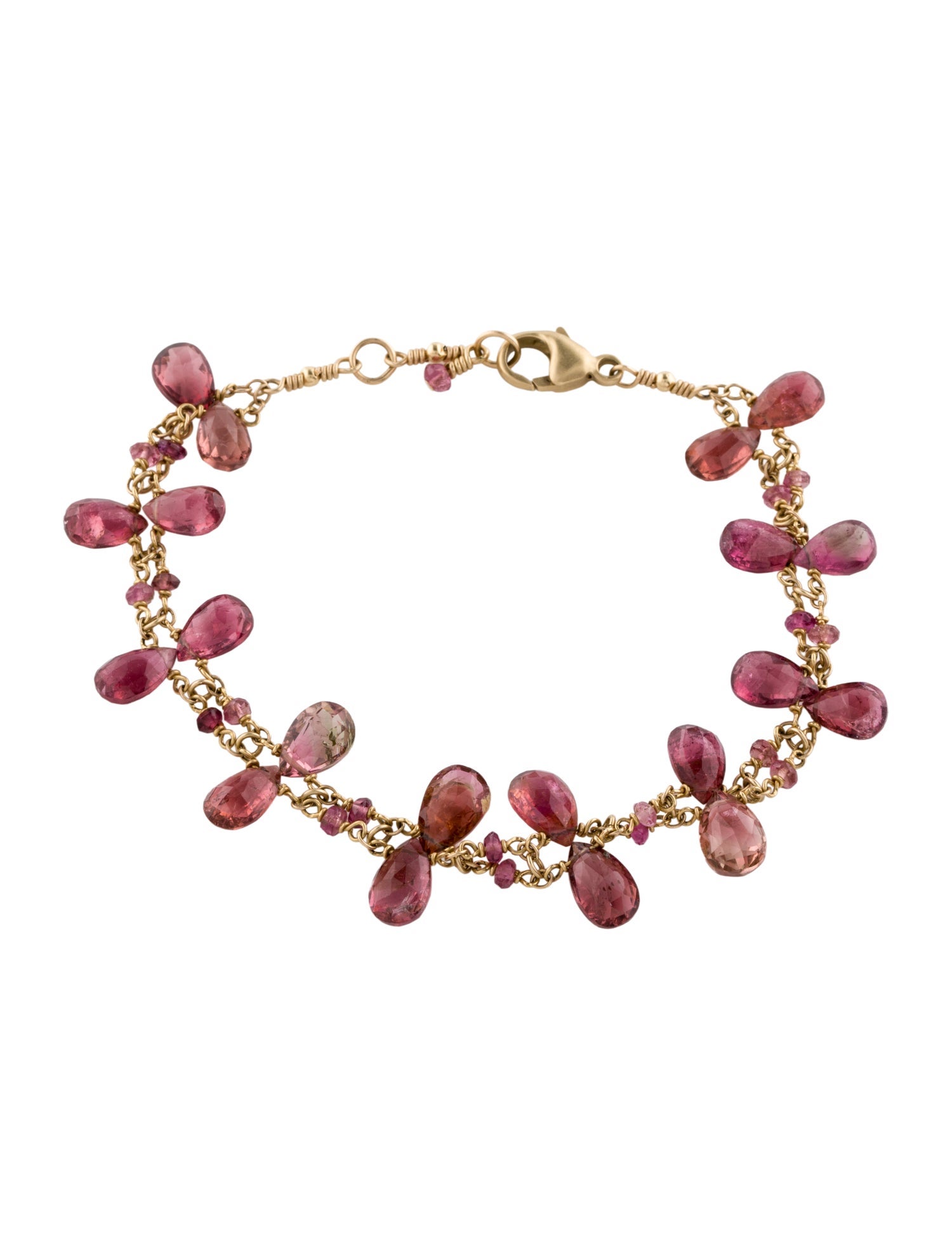 Bracelet 14K Tourmaline Bead