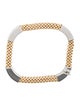 Bracelet 14K Two-Tone Rectangular Bangle