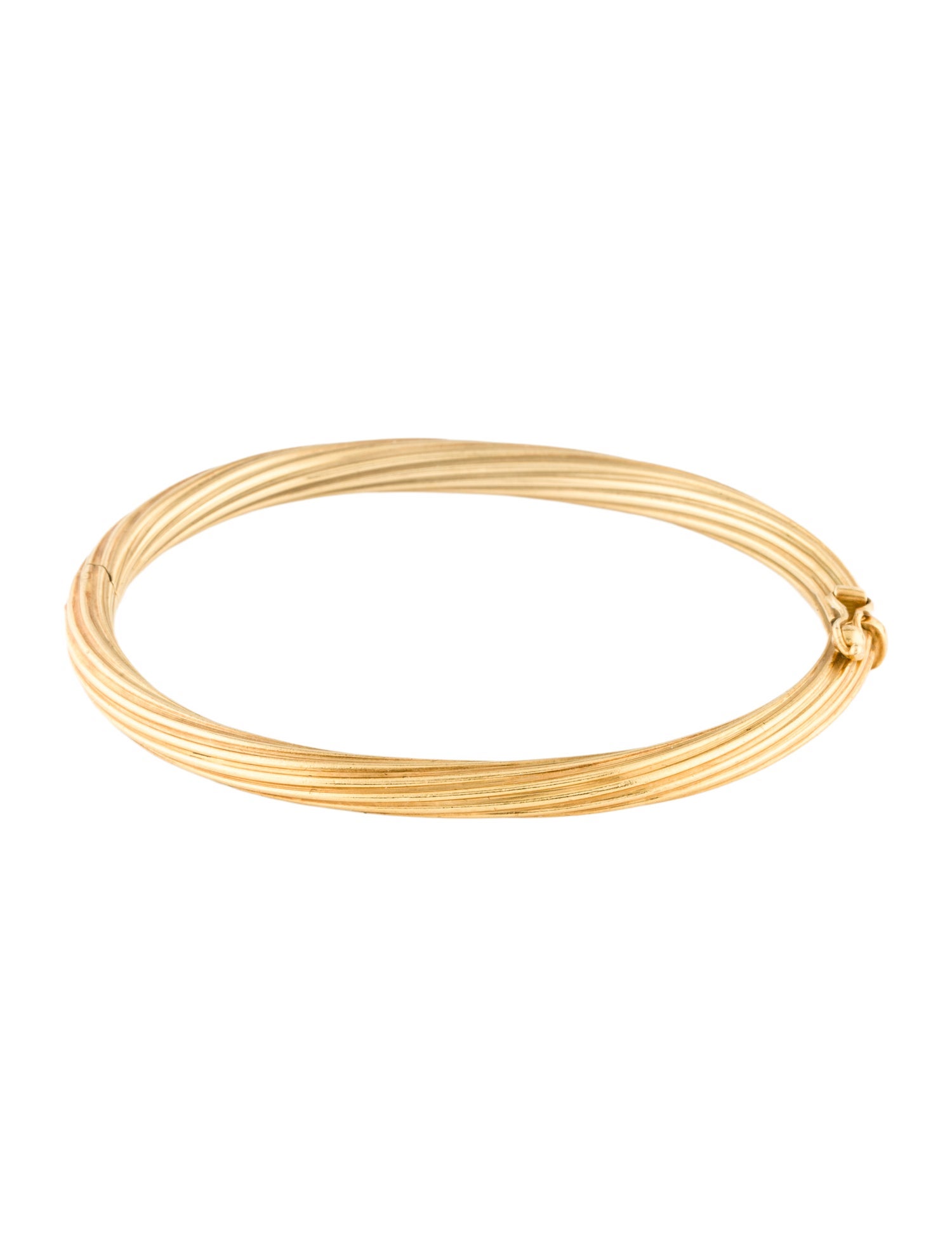 Bracelet 18K Cable Twist Bangle