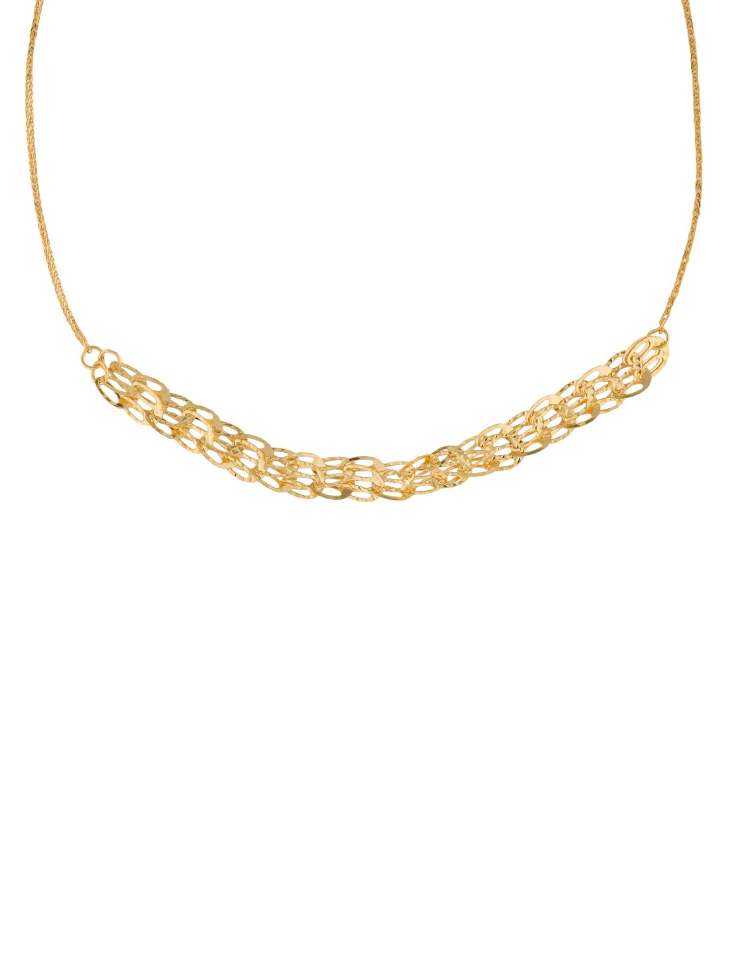 Bracelet 18K Pearl Mesh Link