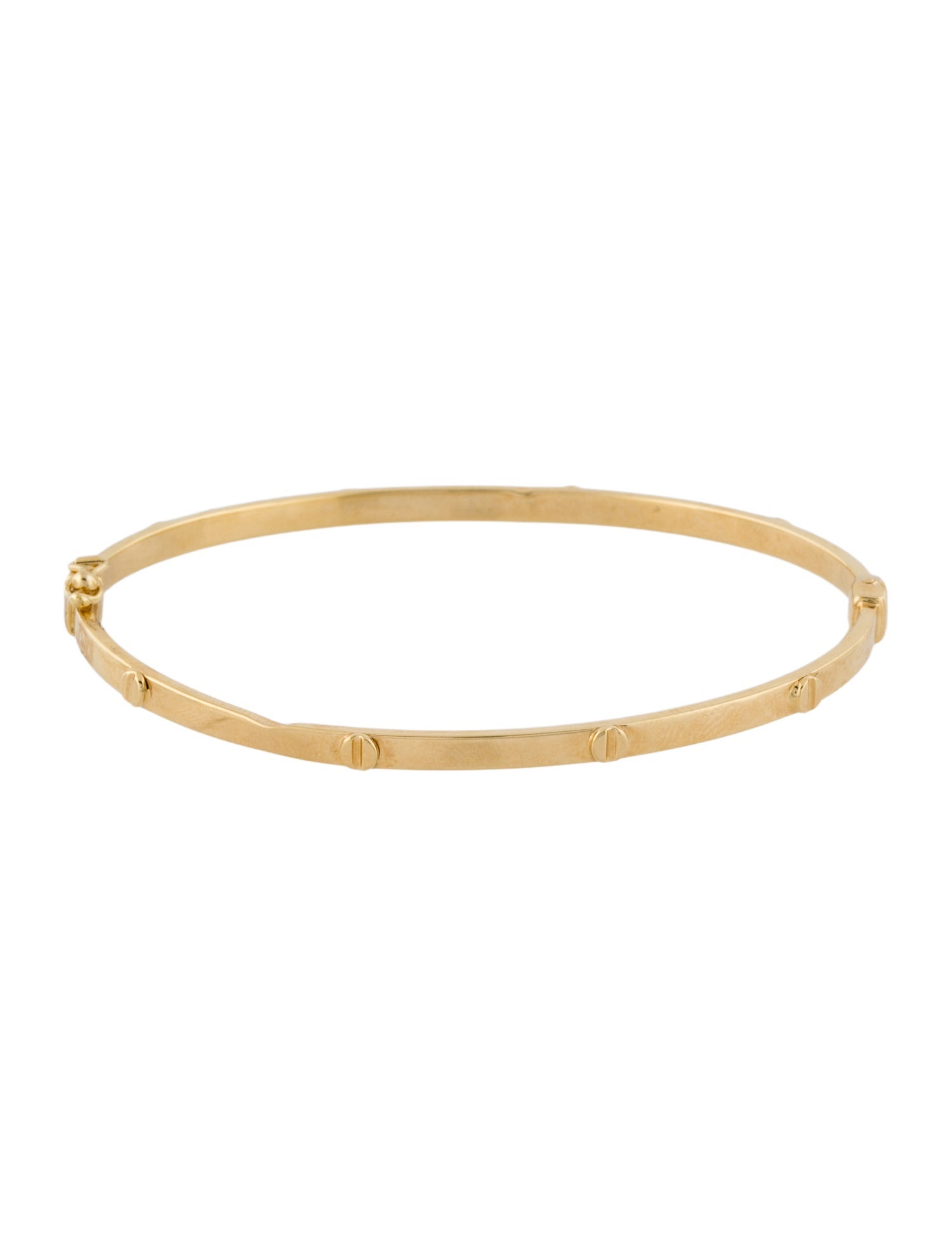 Bracelet 14K Hinged Bangle