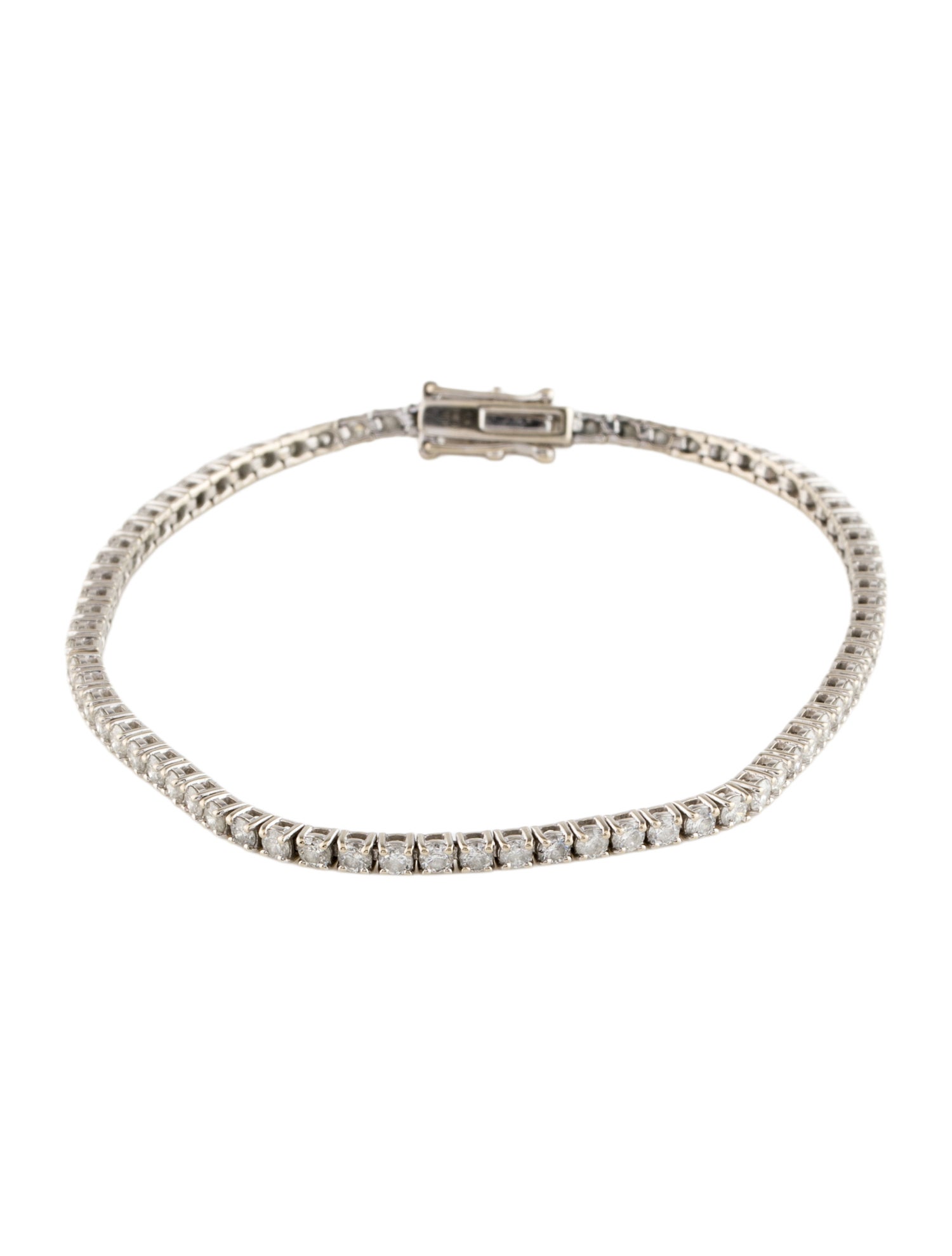 Bracelet 14K 3.65ctw Diamond Tennis Link