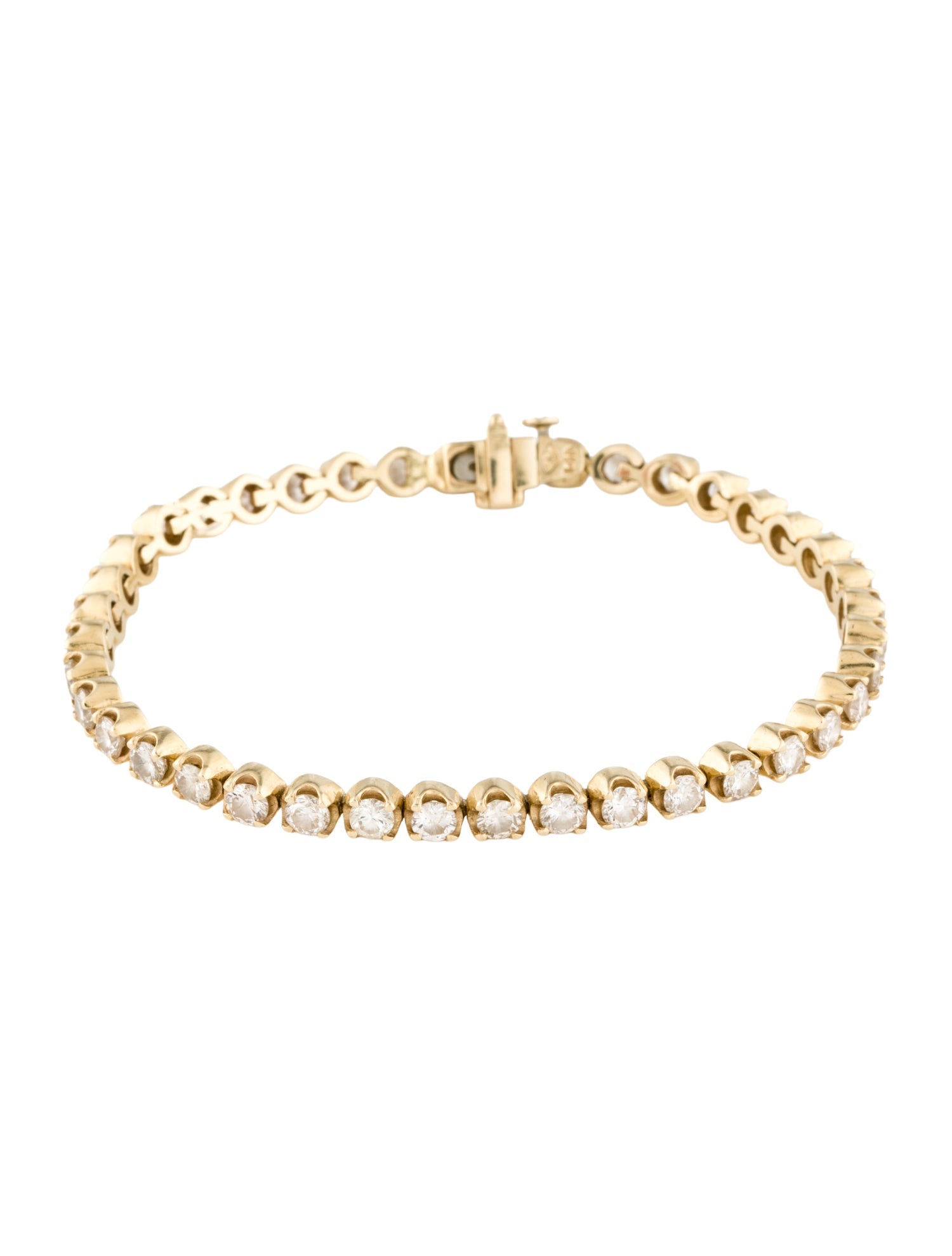 Bracelet 14K 4.40ctw Diamond Tennis