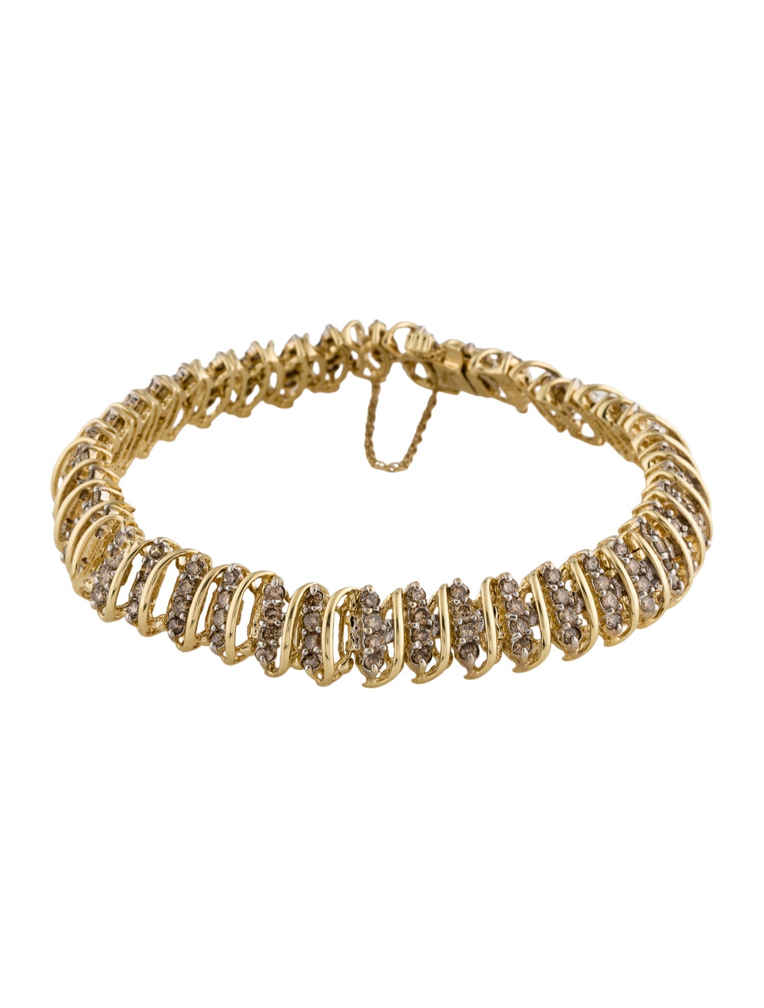 Bracelet 14K 4.68ctw Diamond Tennis