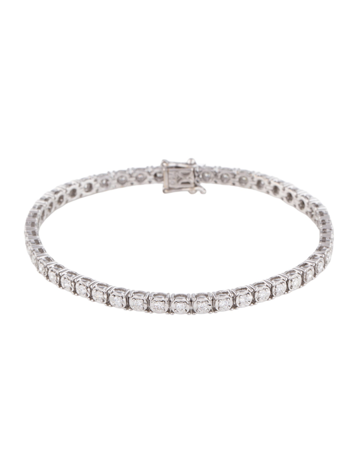 Bracelet 18K 1.45ctw Diamond Tennis Bracelet
