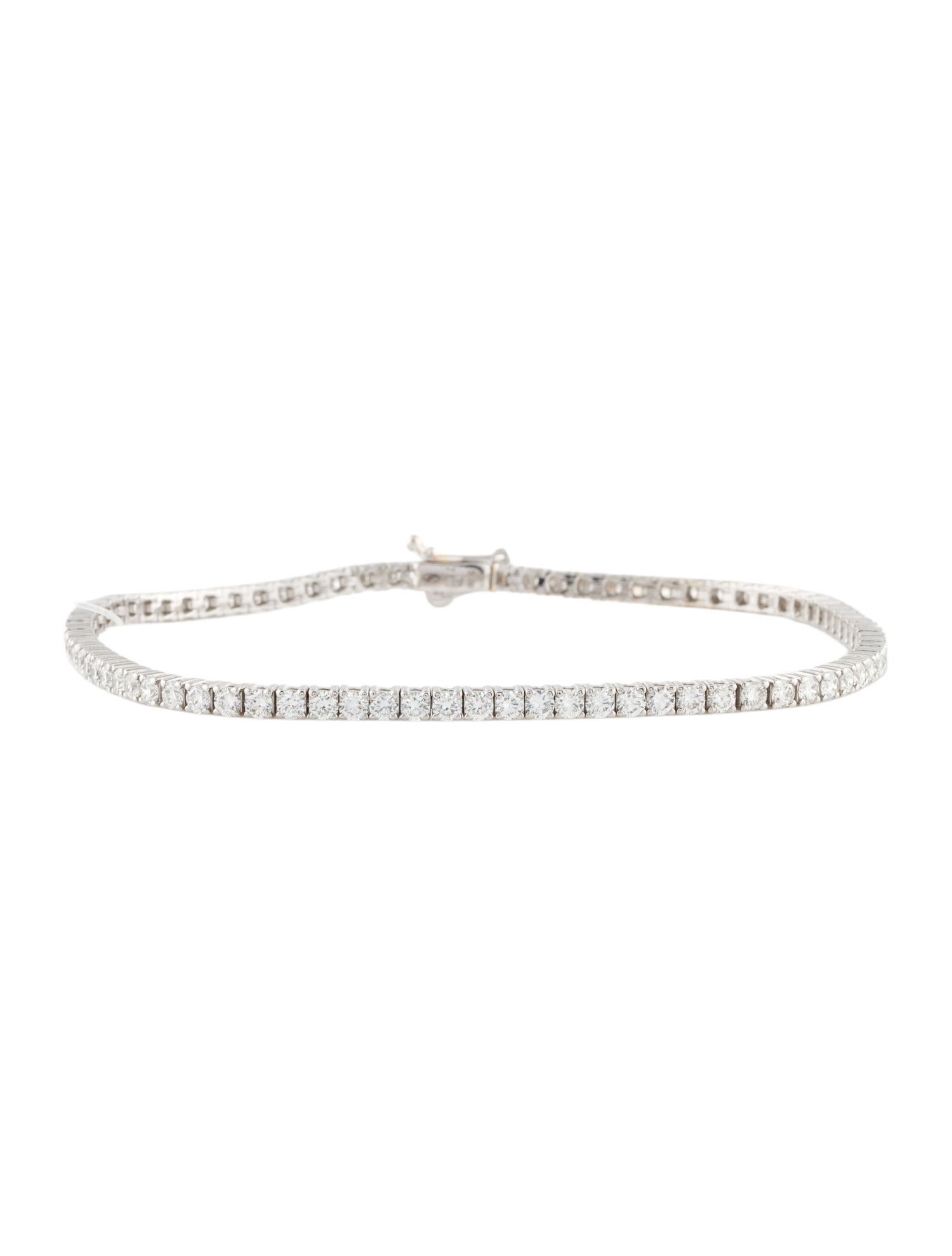 Bracelet 18K 2.96ctw Diamond Tennis