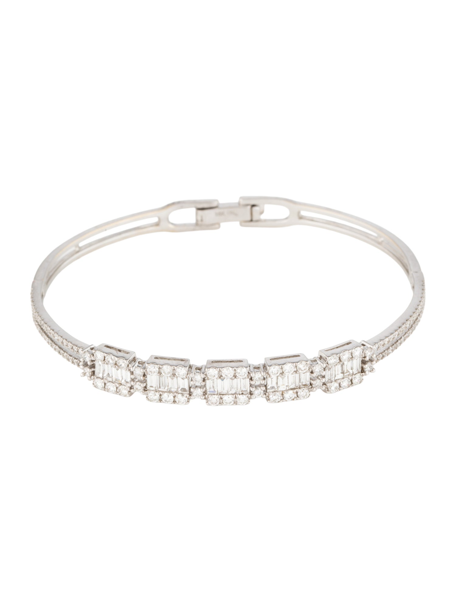 Bracelet 18K 2.30ctw Diamond Bangle