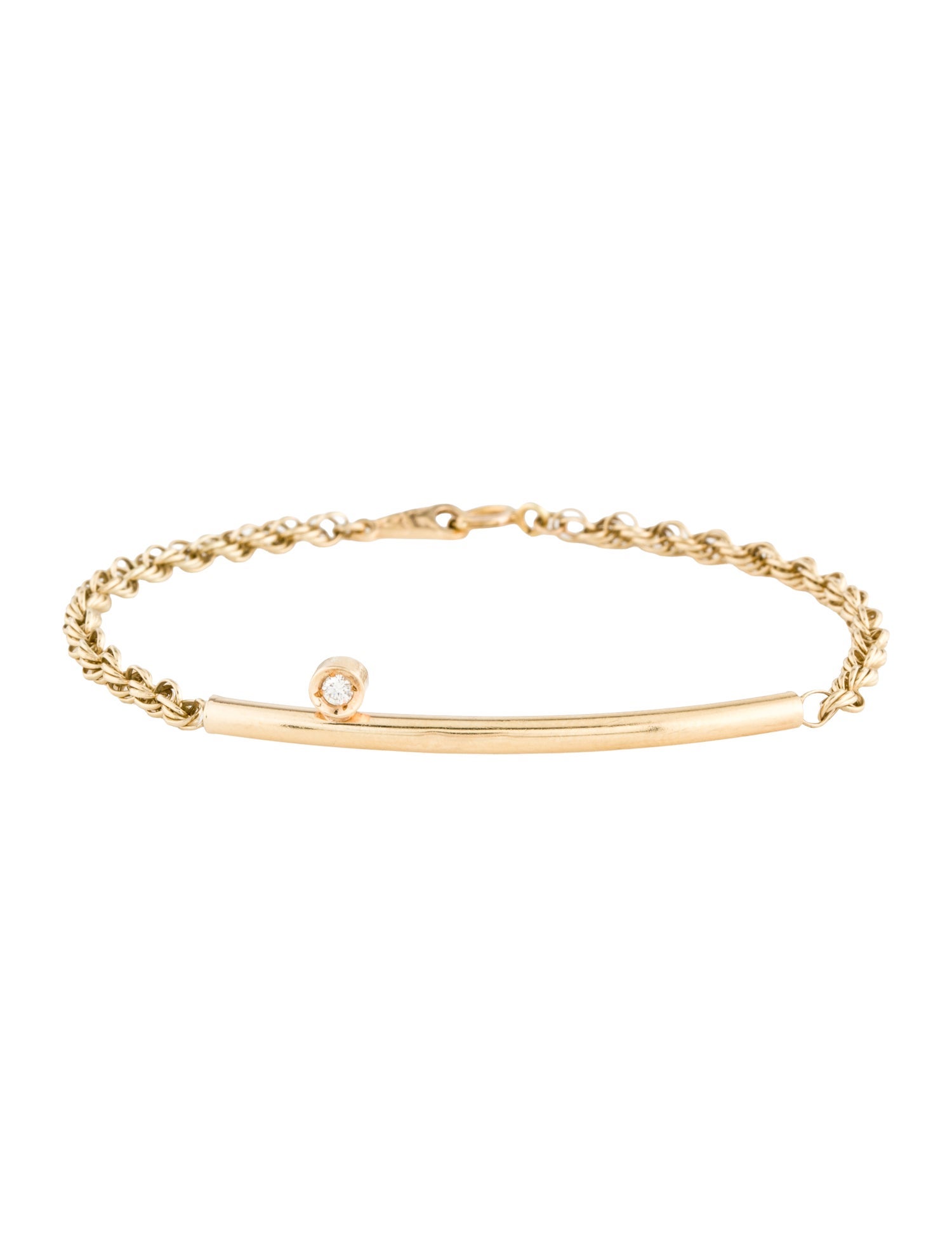 Bracelet 14K Diamond Link