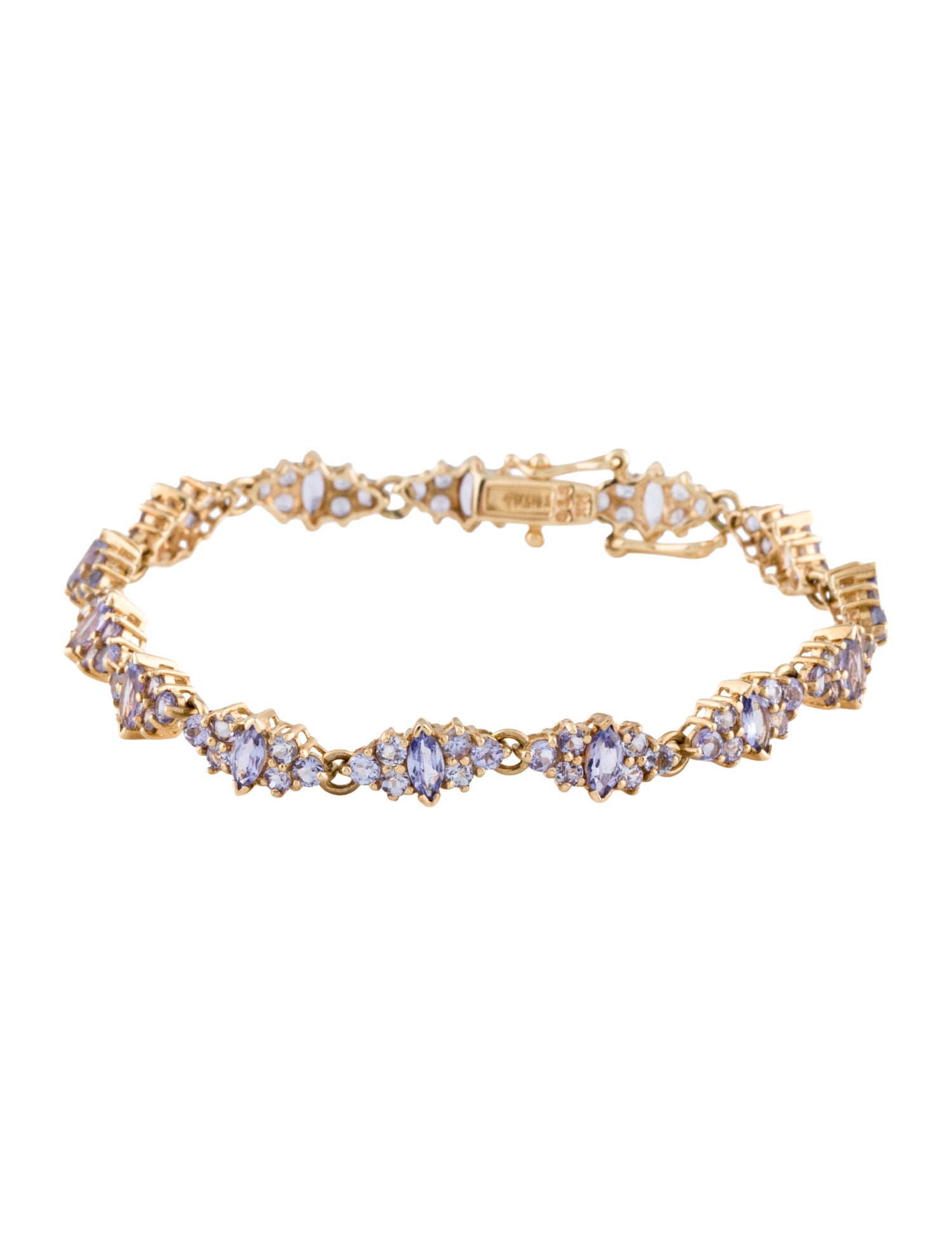 Bracelet 14K 4.17ctw Tanzanite Link