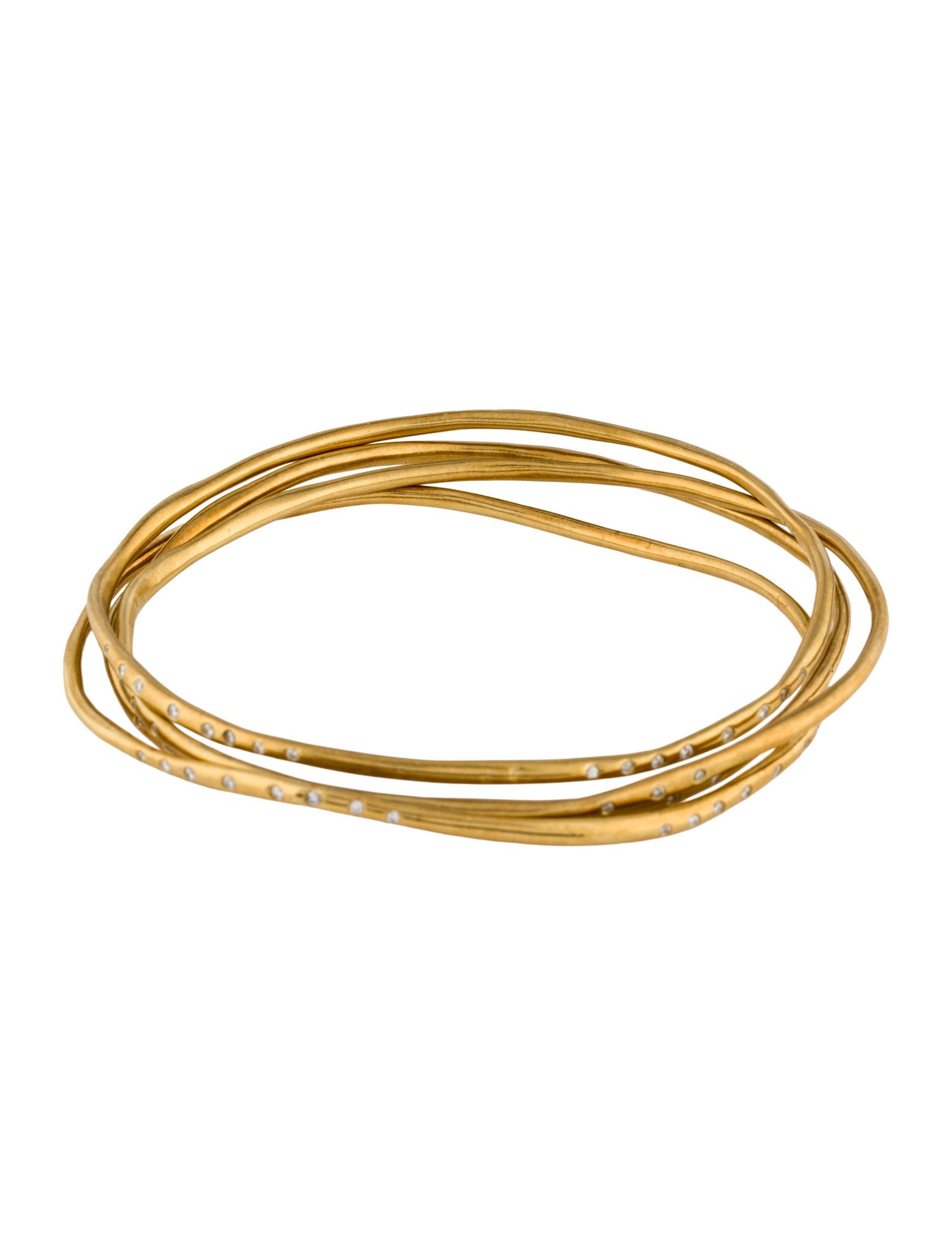 Bracelet 18K Diamond Bangle Set