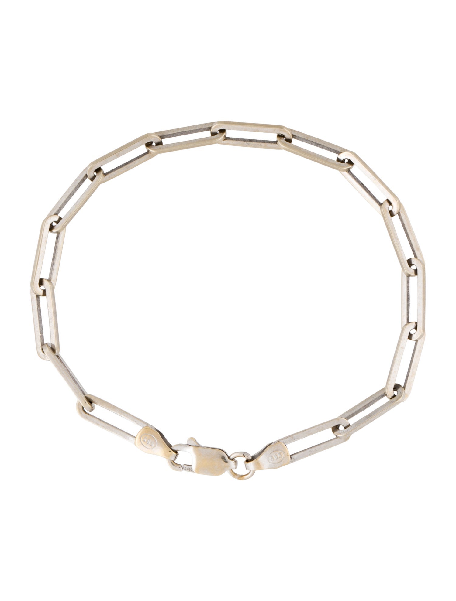 Bracelet 14K Paperclip Link