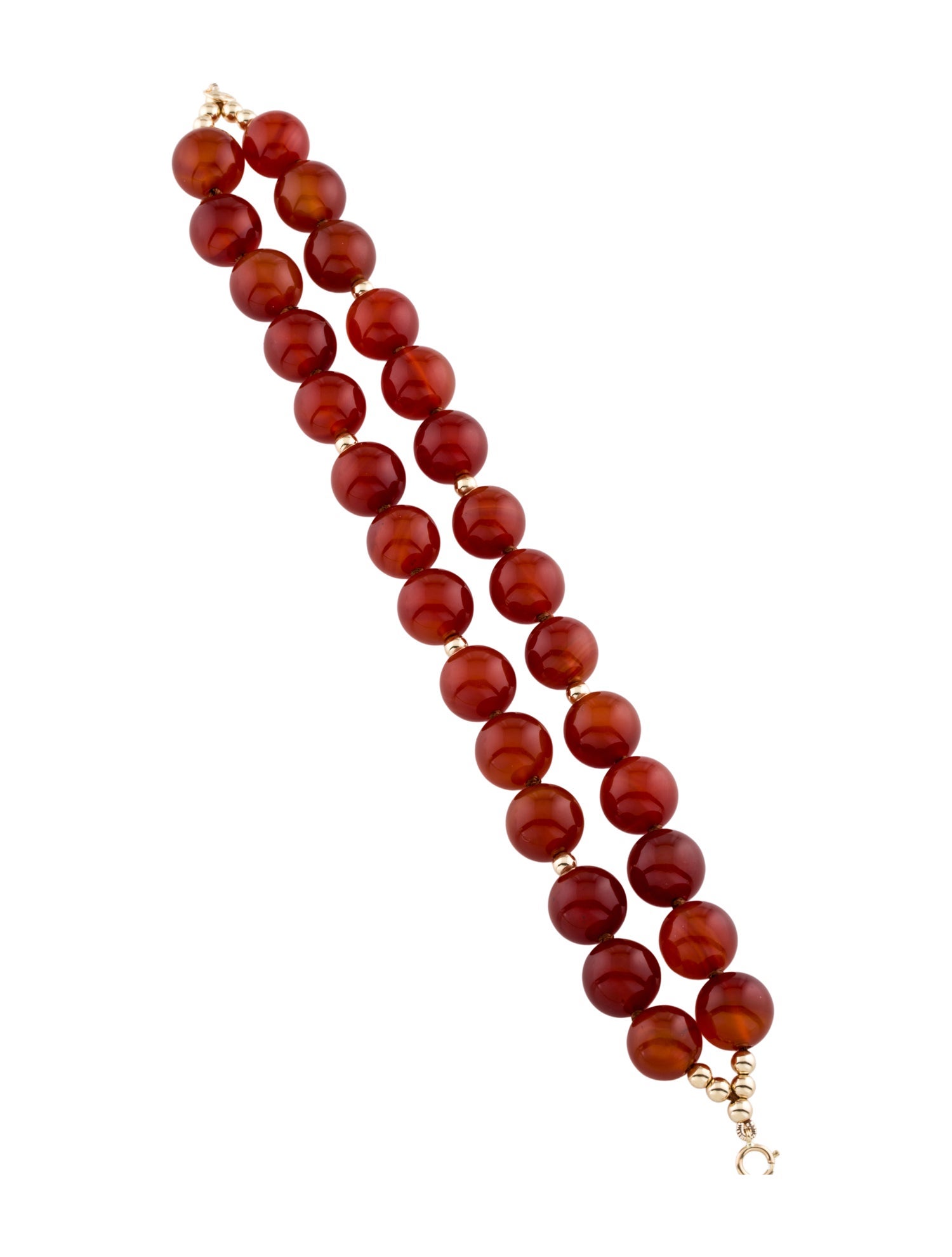 Bracelet 14K Carnelian Bead