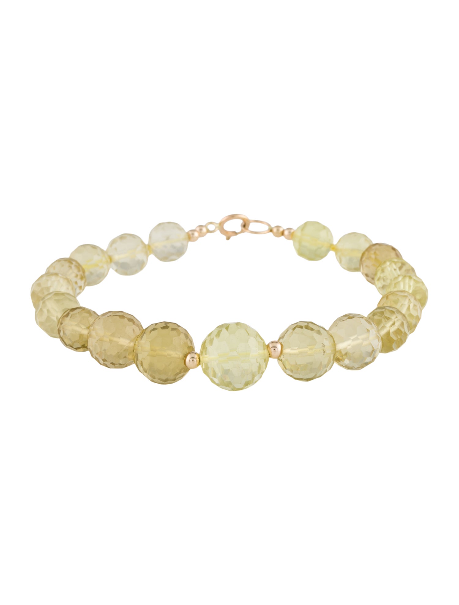 Bracelet 14K Quartz Bead