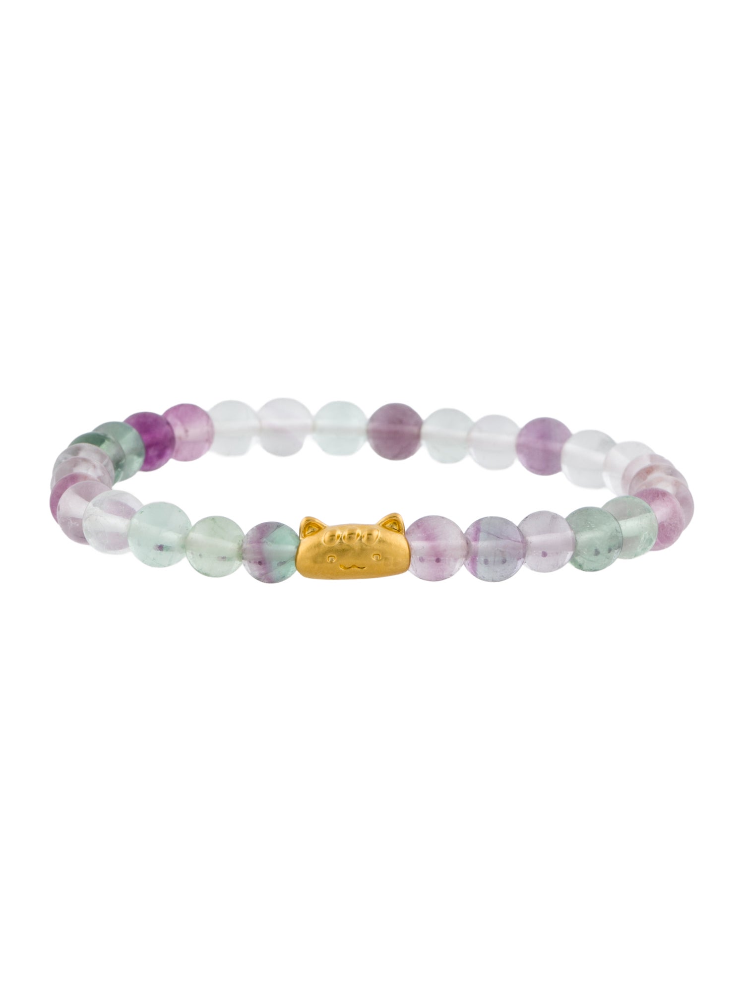 Bracelet 24K Fluorite Bead