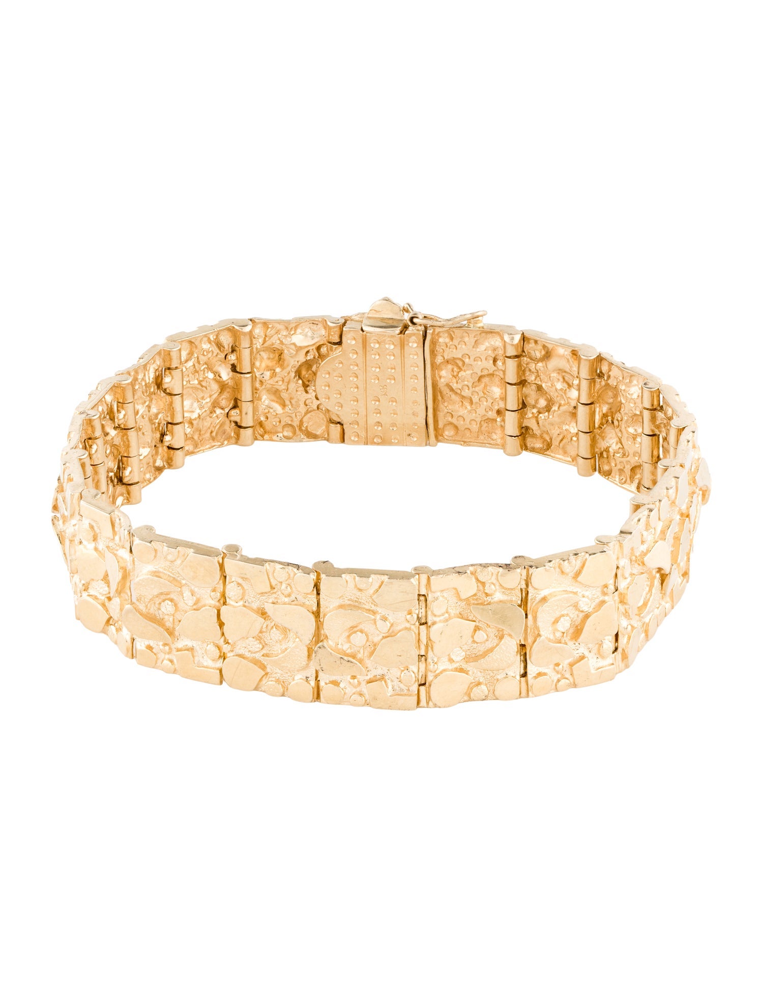 Bracelet 14K Nugget Link