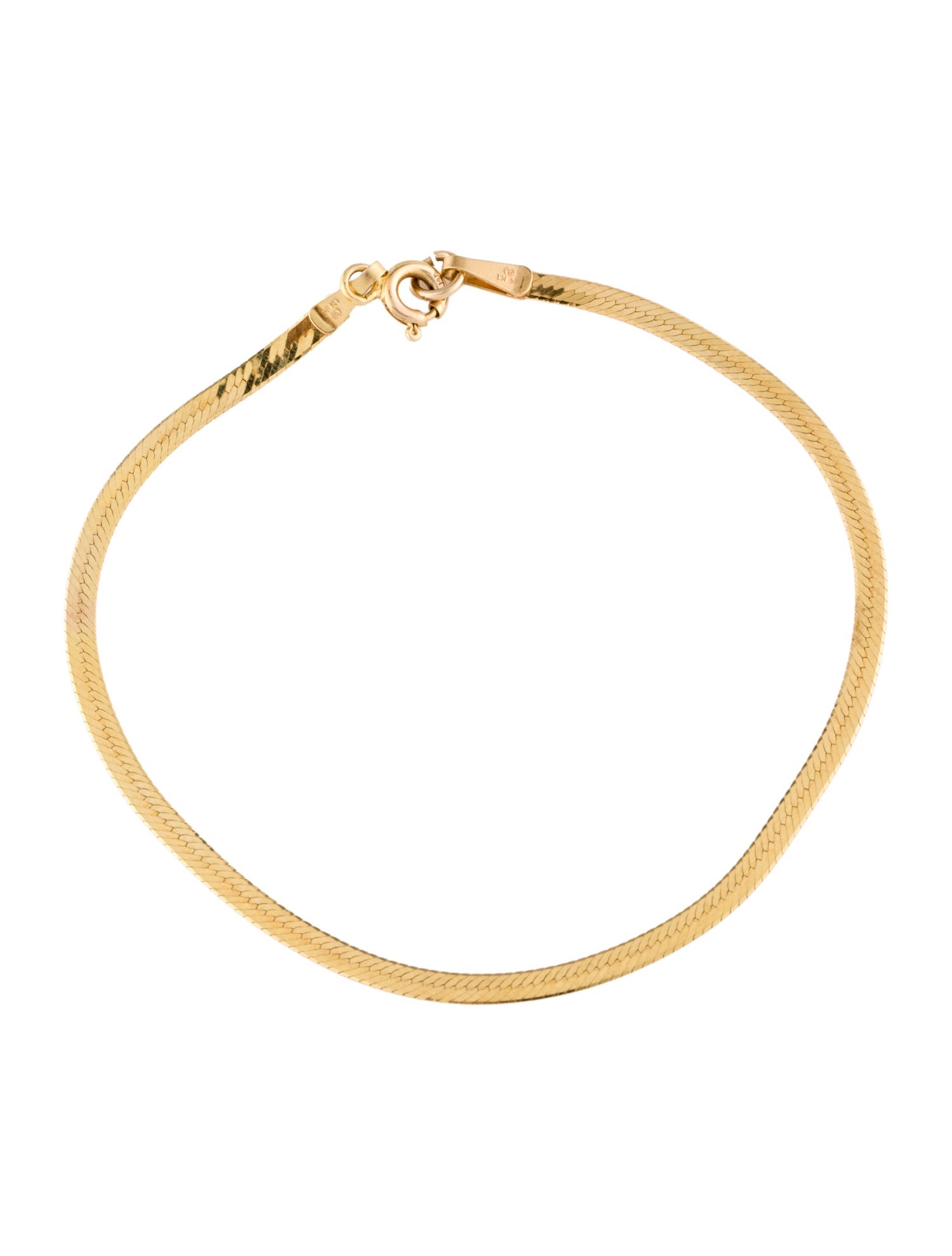 Bracelet 14K Herringbone Link