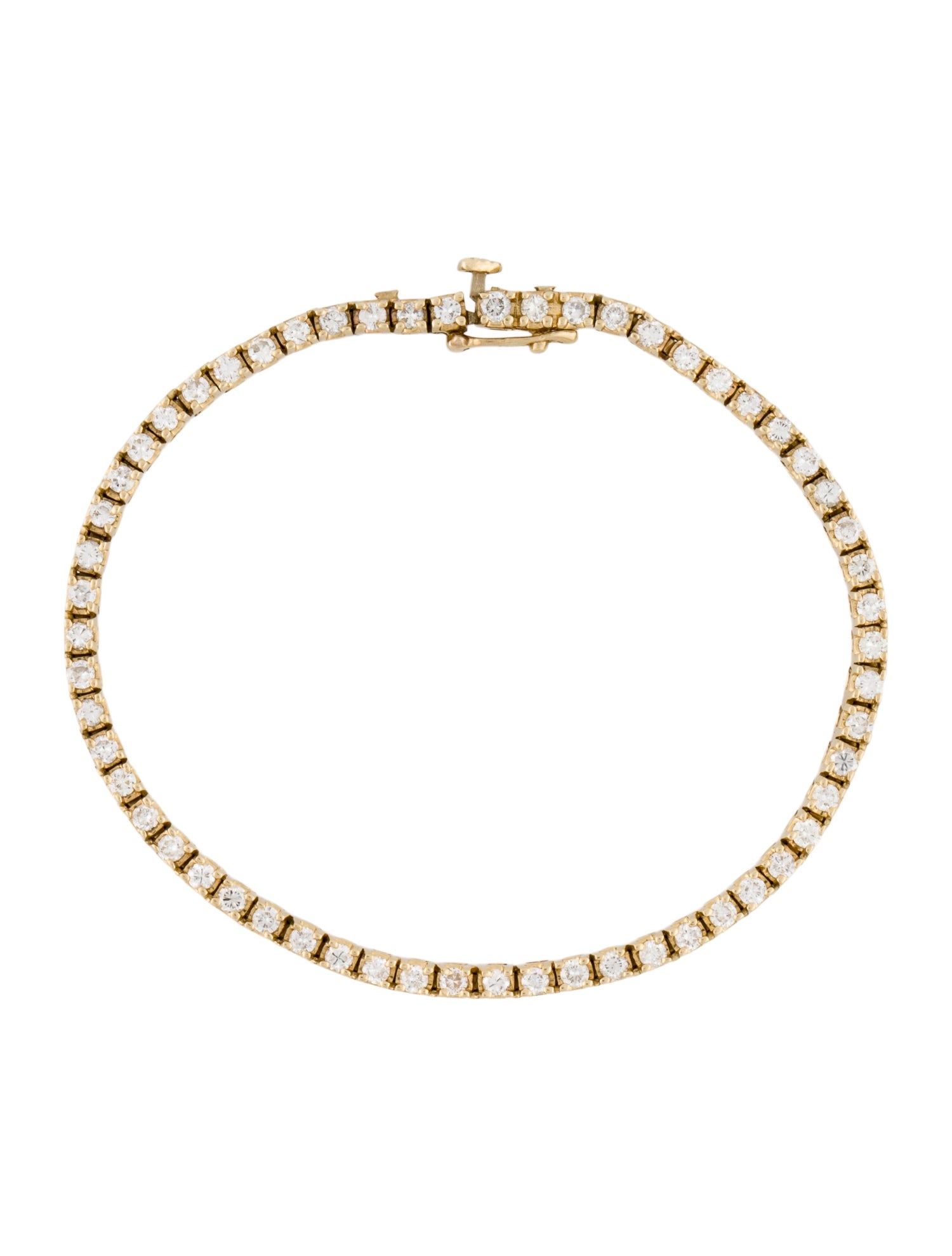Bracelet 14K 2.03ctw Diamond Tennis