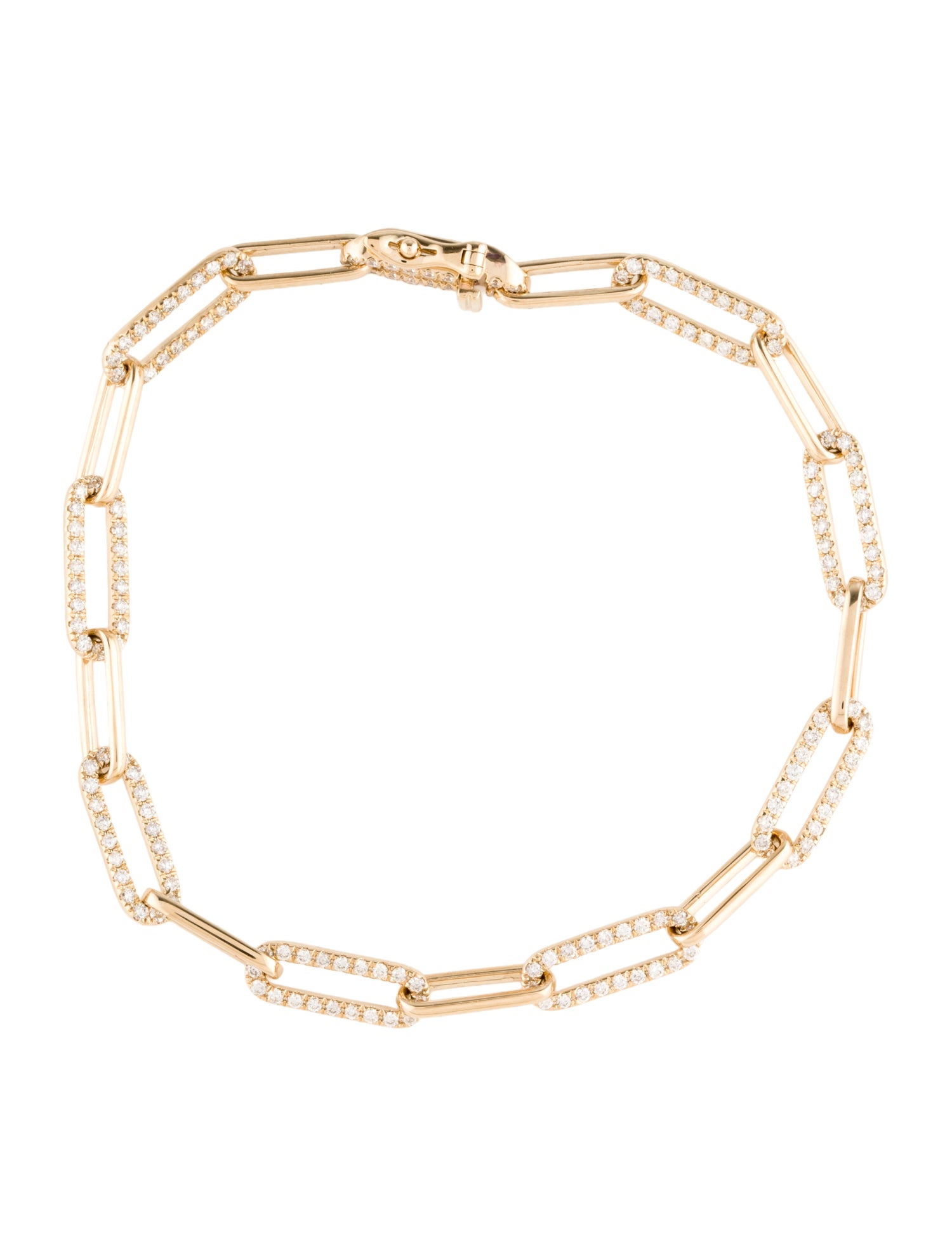 Bracelet 14K 1.00ctw Diamond Station