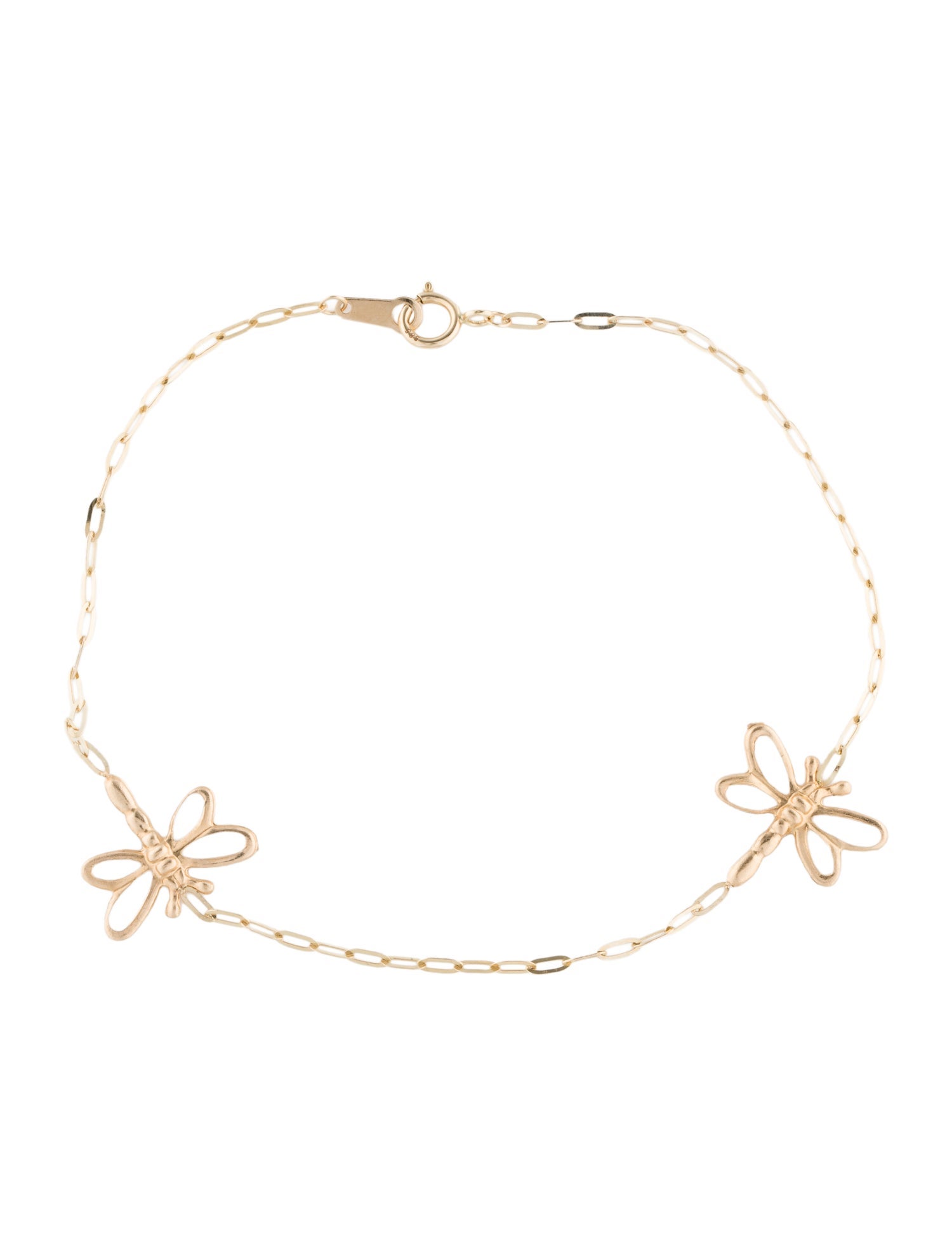 Bracelet 14K Dragonfly Station