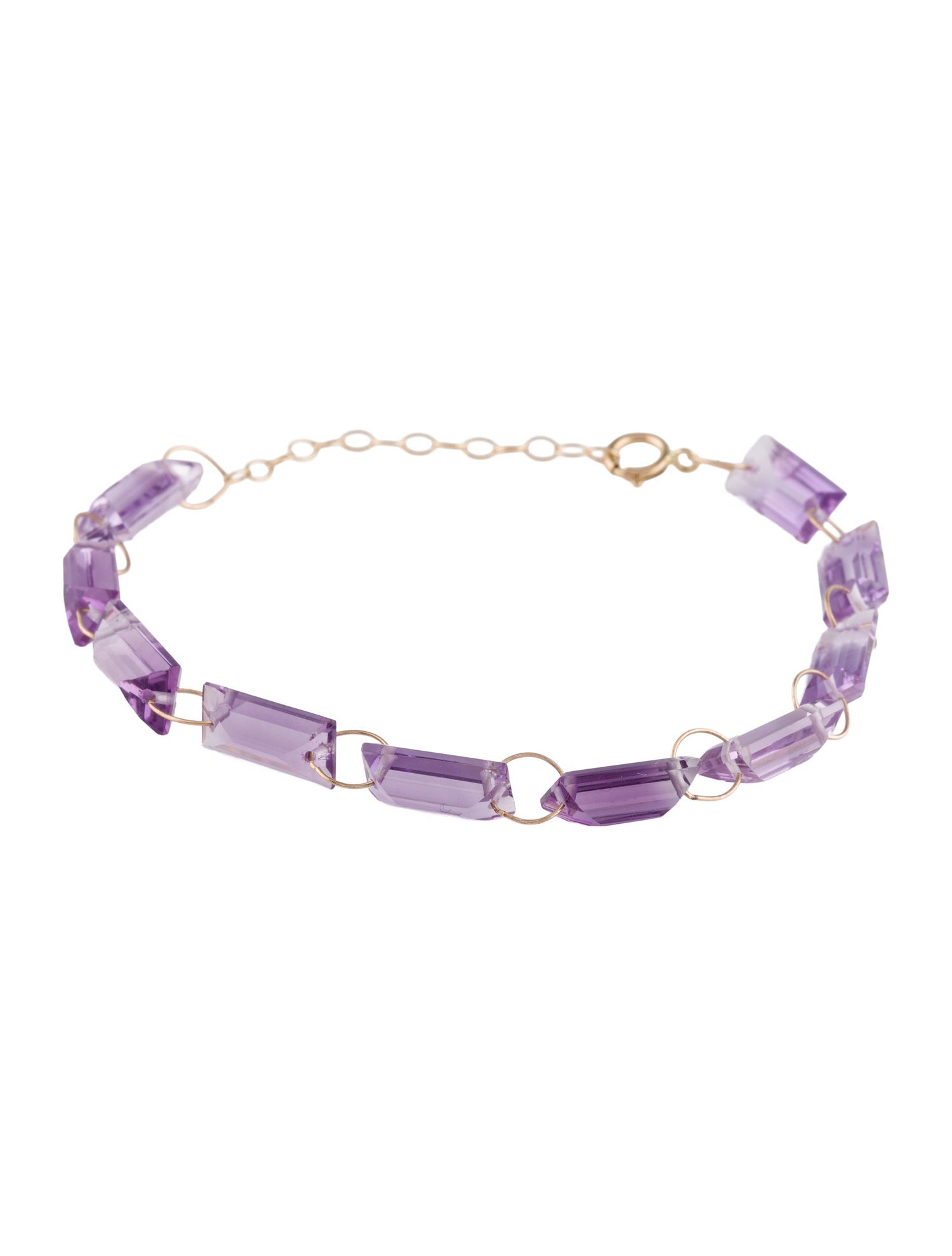 Bracelet 14K Amethyst Bead
