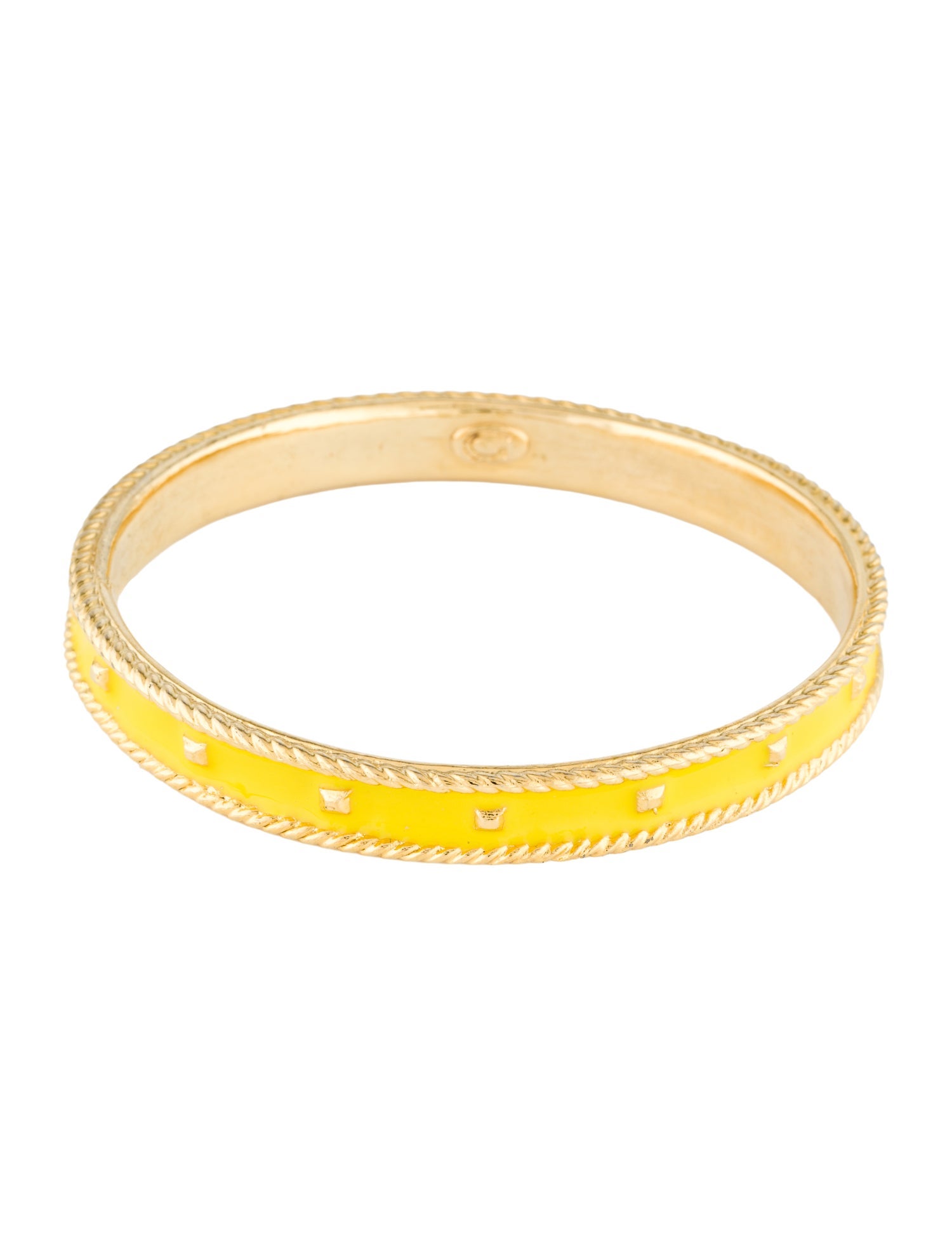 Giles & Brother Enamel Nailhead Bangle