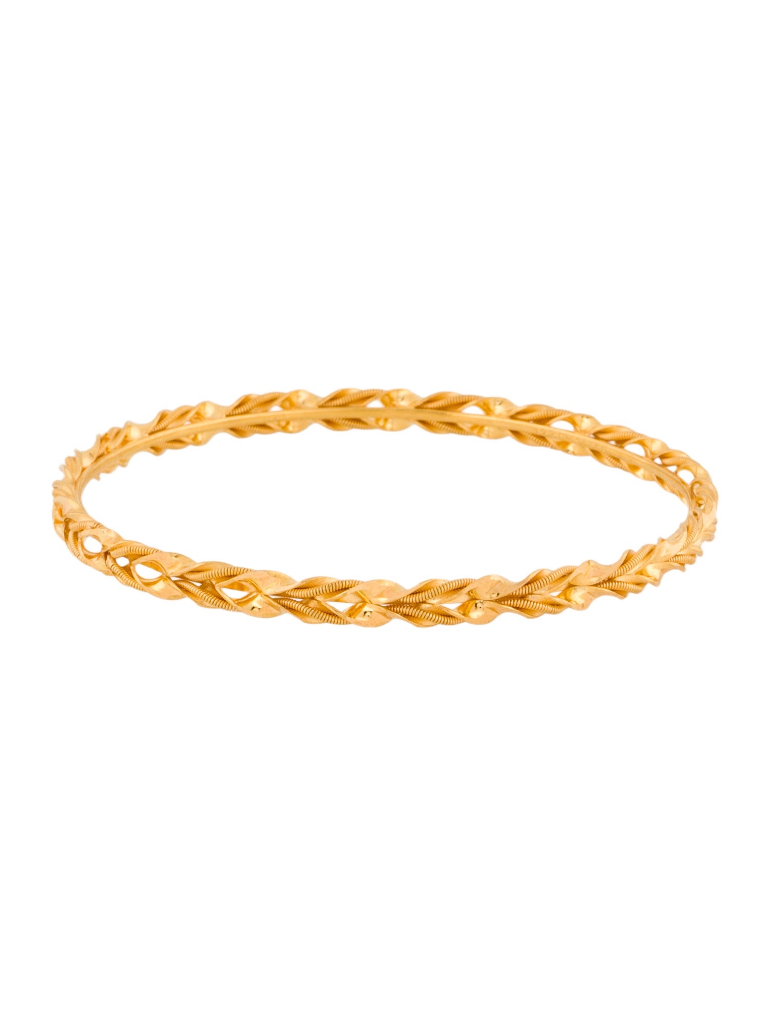 Bracelet 24K Ornate Bangle
