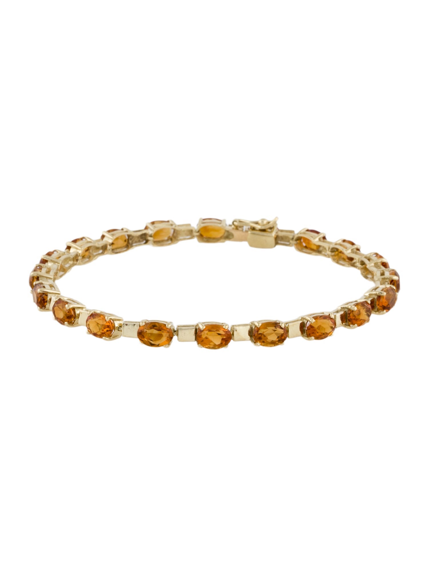 Bracelet 14K 7.79ct Citrine Link