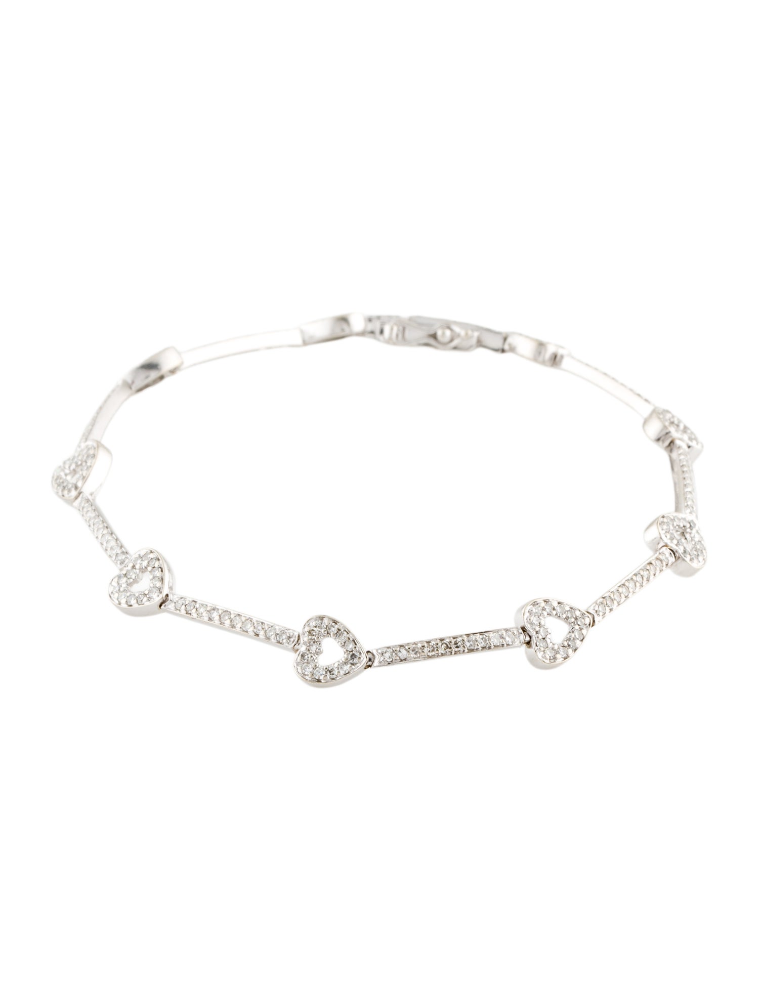 Bracelet 14K 1.09ctw Diamond Link