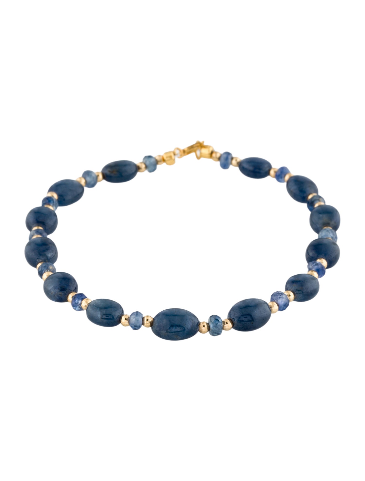 Bracelet 18K Sapphire Beaded Link