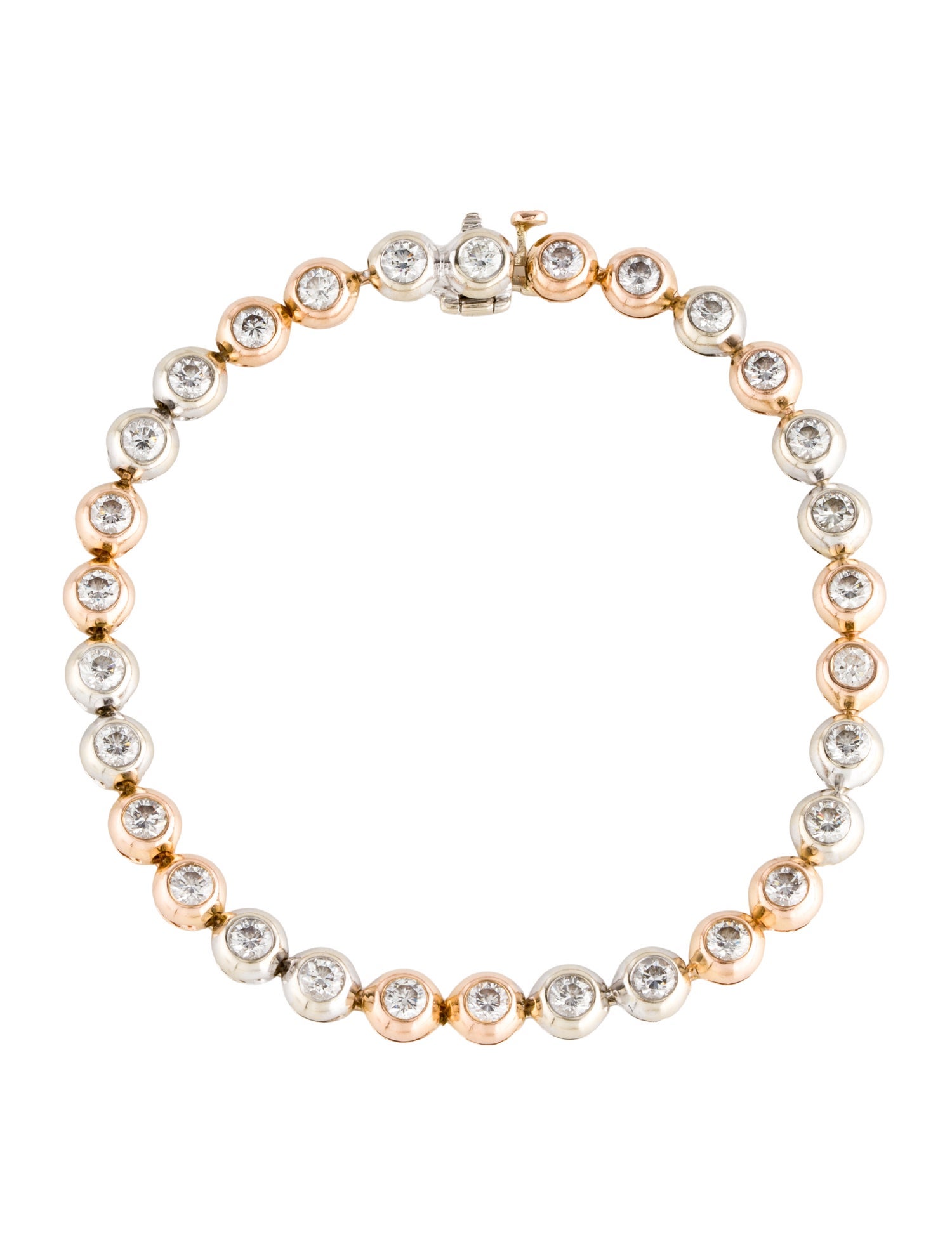 Bracelet 14K Diamond Link