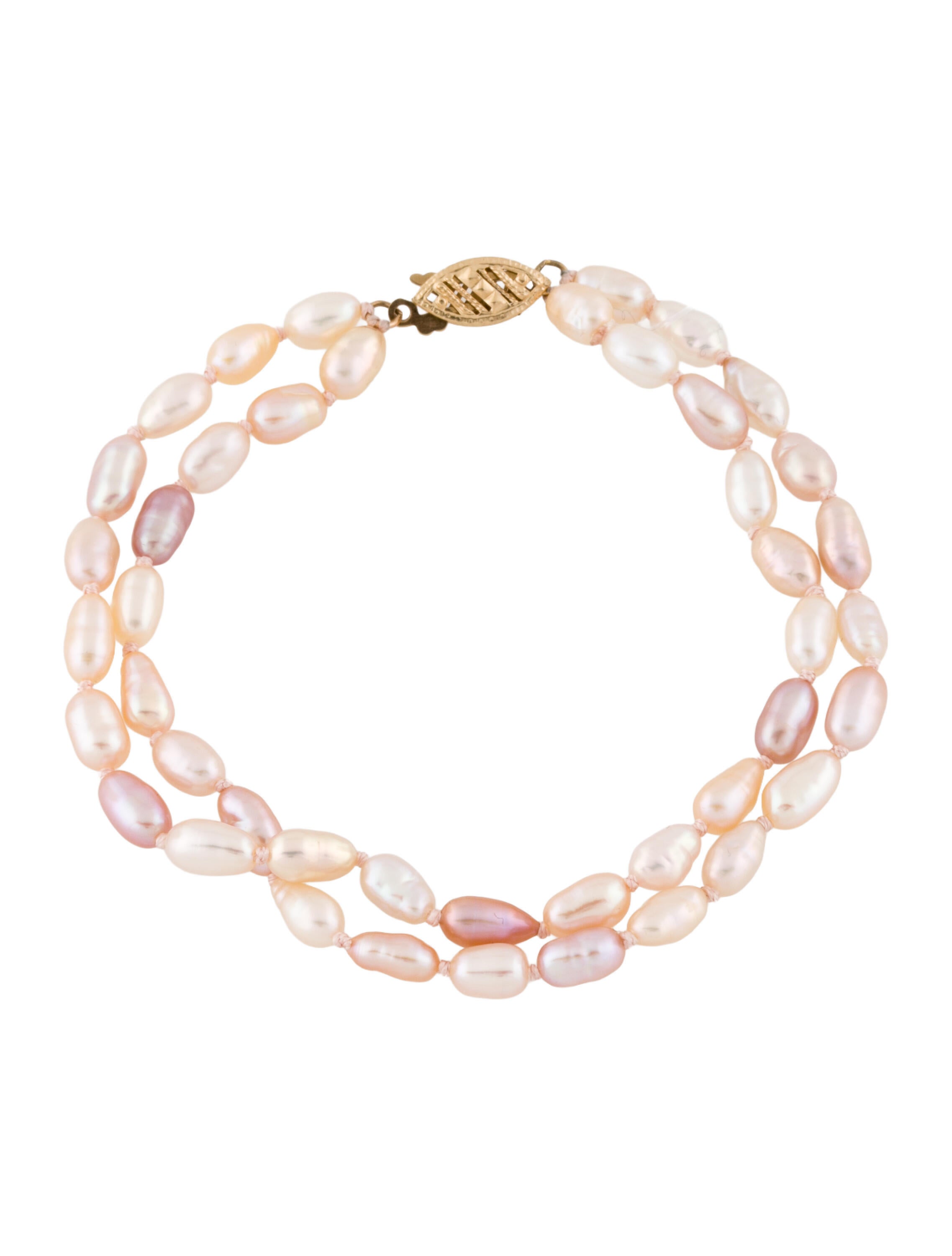 Bracelet 14K Pearl Double Strand