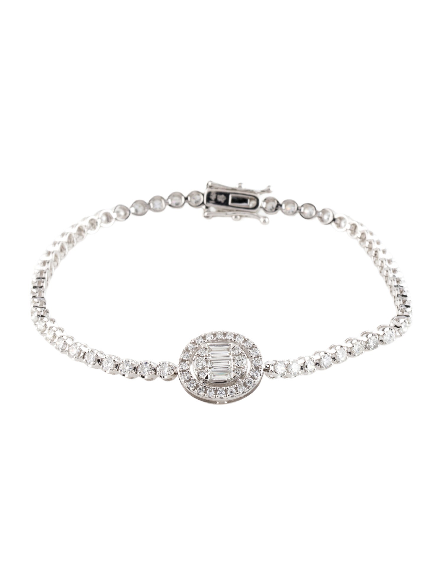 Bracelet 14K 2.07ctw Diamond Station Bracelet